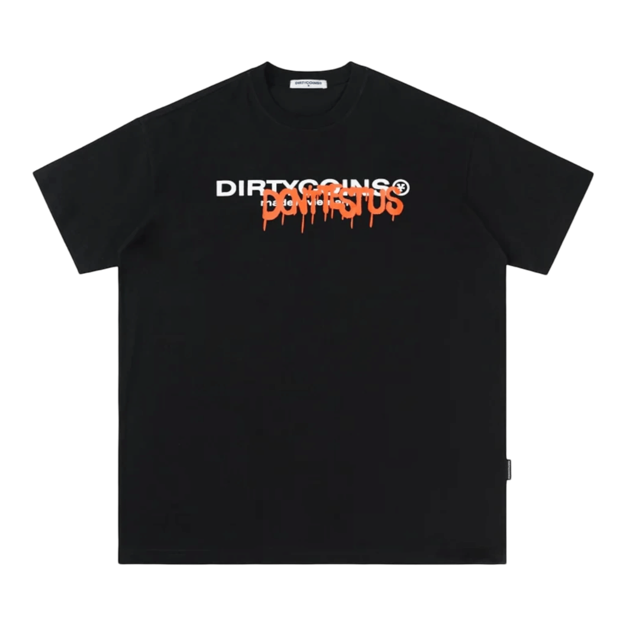 DirtyCoins Spray Logo T-Shirt Black