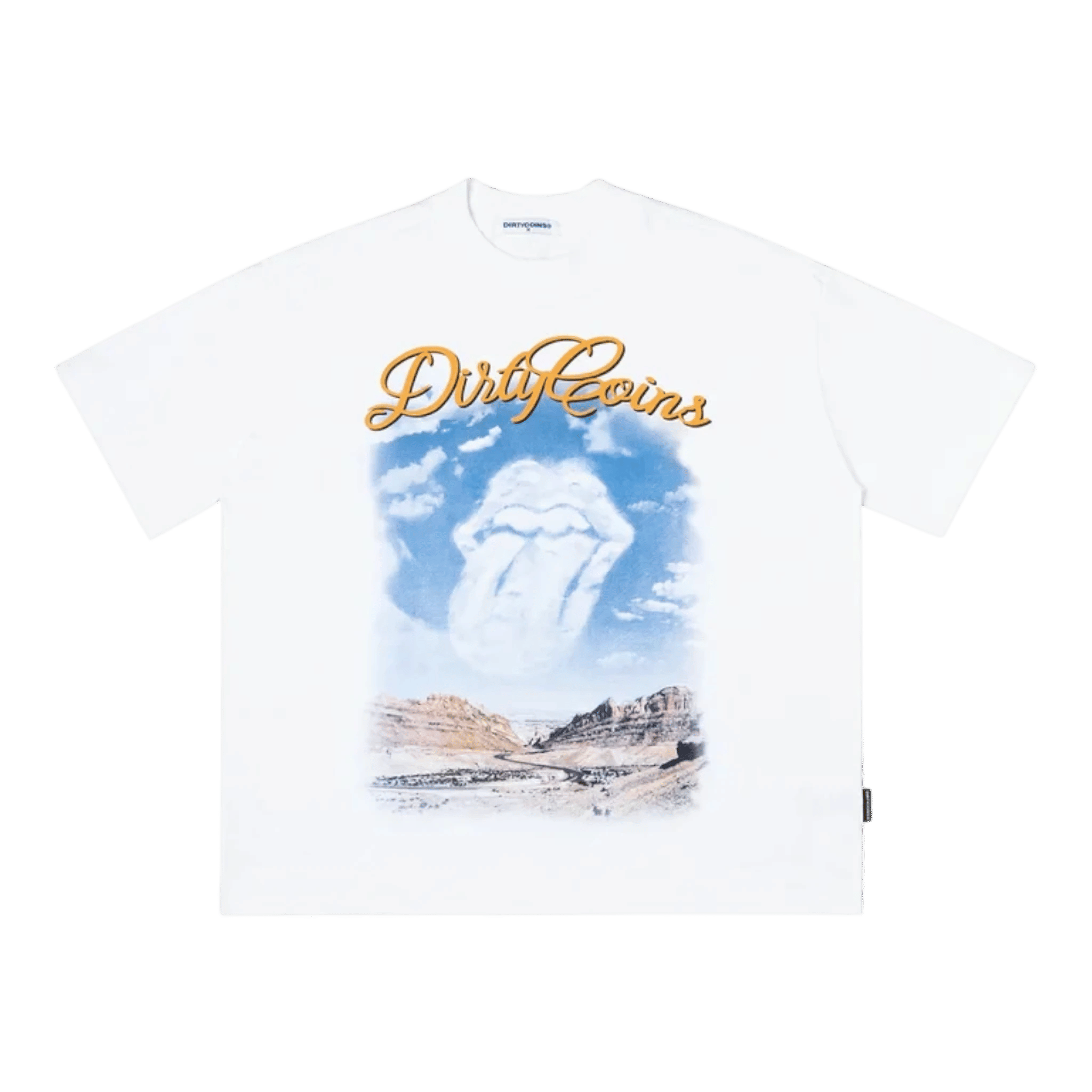 DirtyCoins DCxRS Desert Sky T-Shirt White