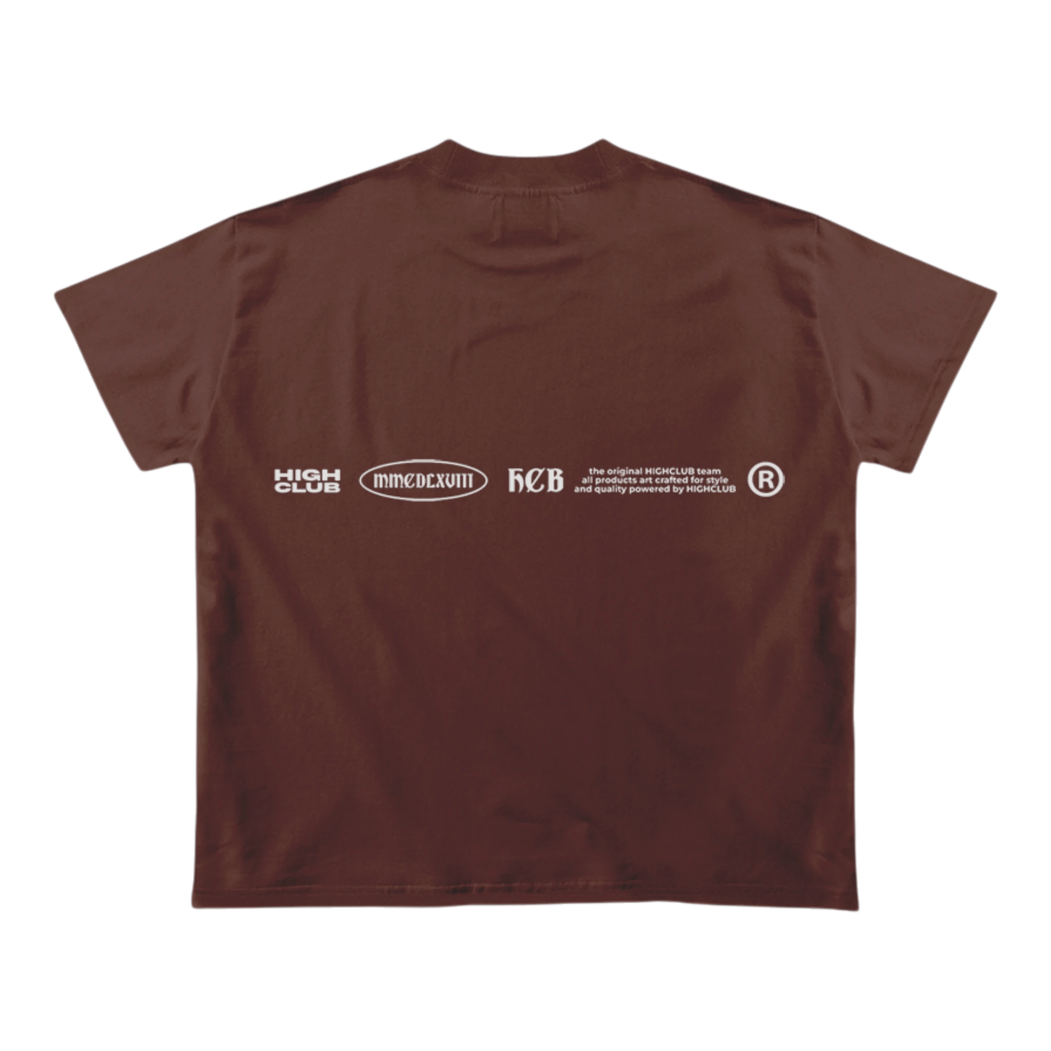 Highclub GREY PEOPLE TEE Brown