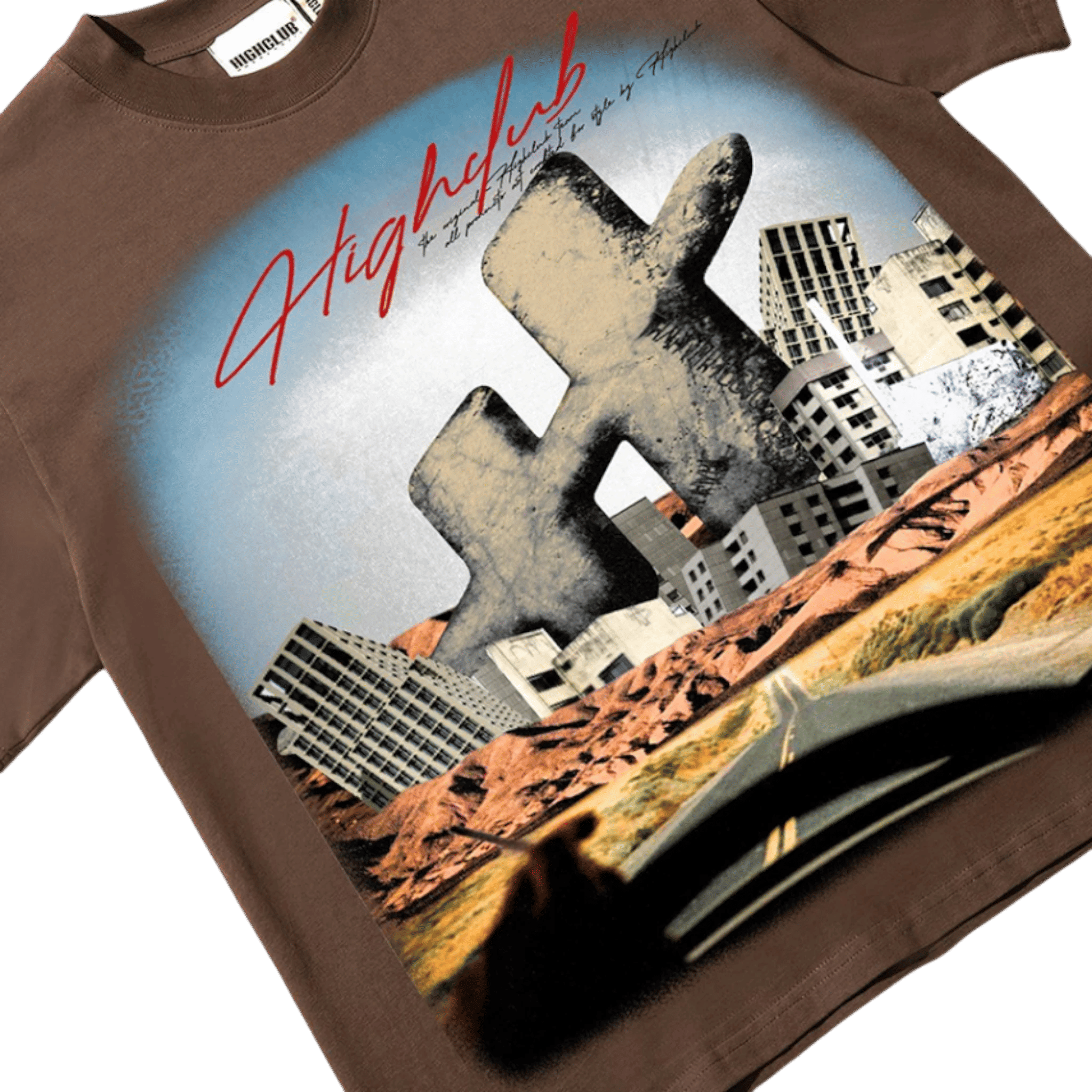 Highclub RELICS TEE Brown