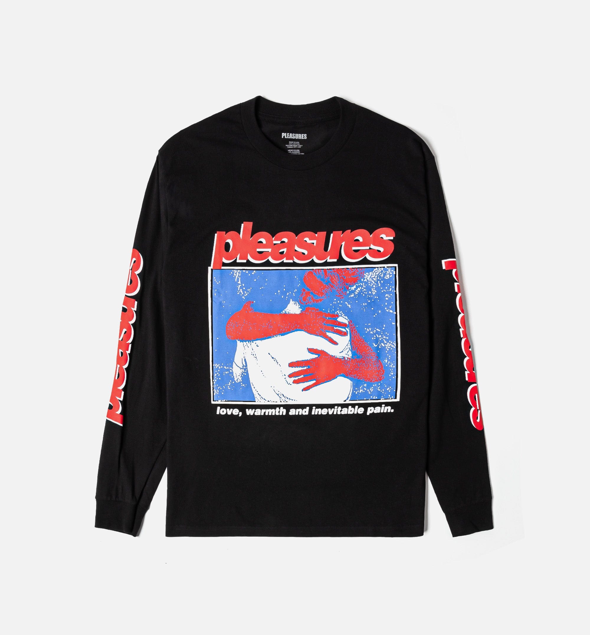 Pleasures Embrace Mens Long Sleeve Shirt - Pigment Black