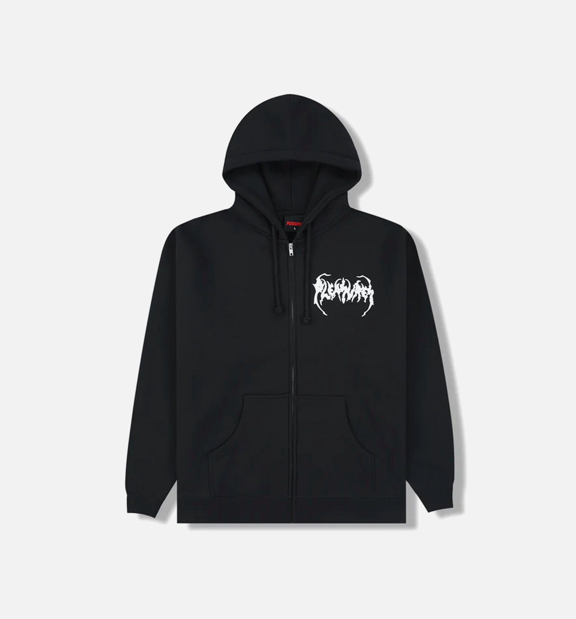 Pleasures Pond Zip Up Mens Hoodie - Black