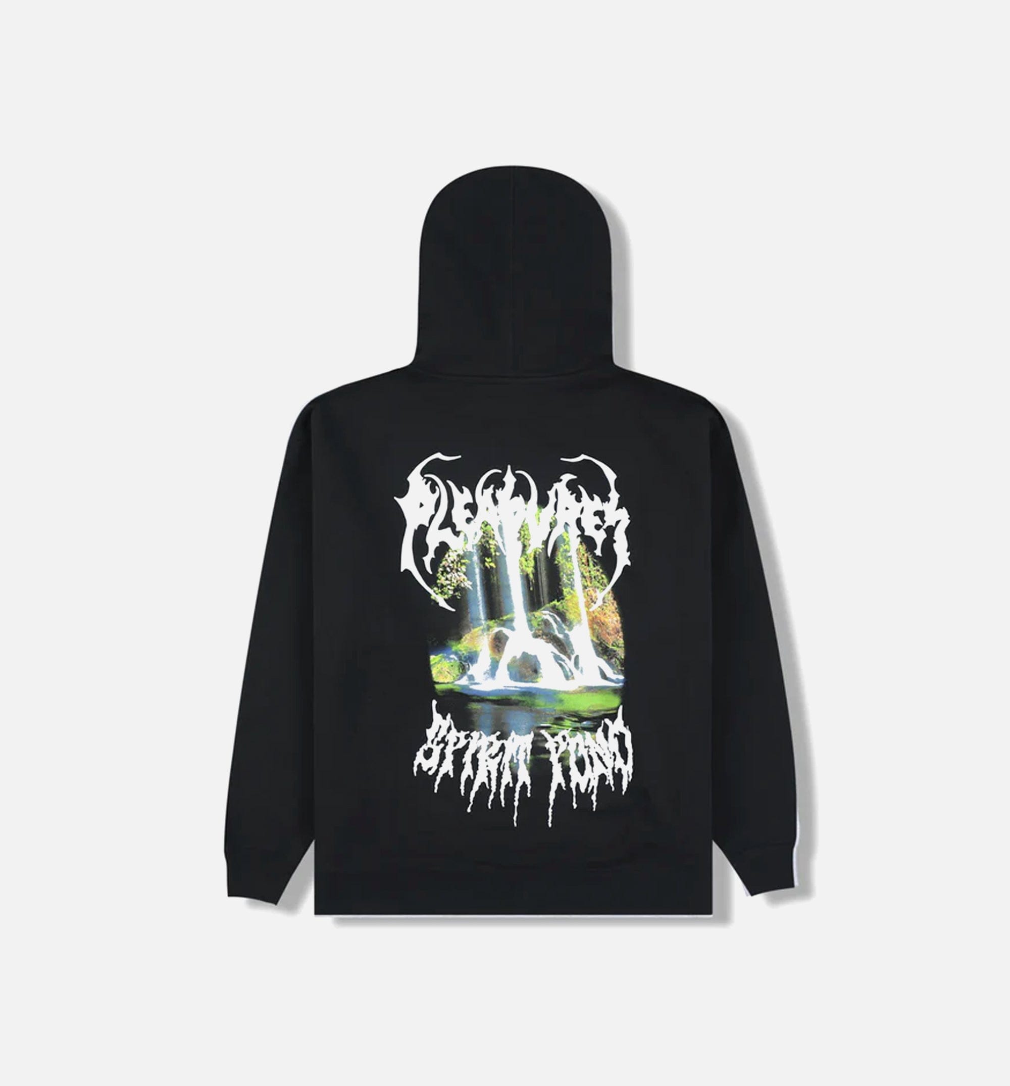Pleasures Pond Zip Up Mens Hoodie - Black
