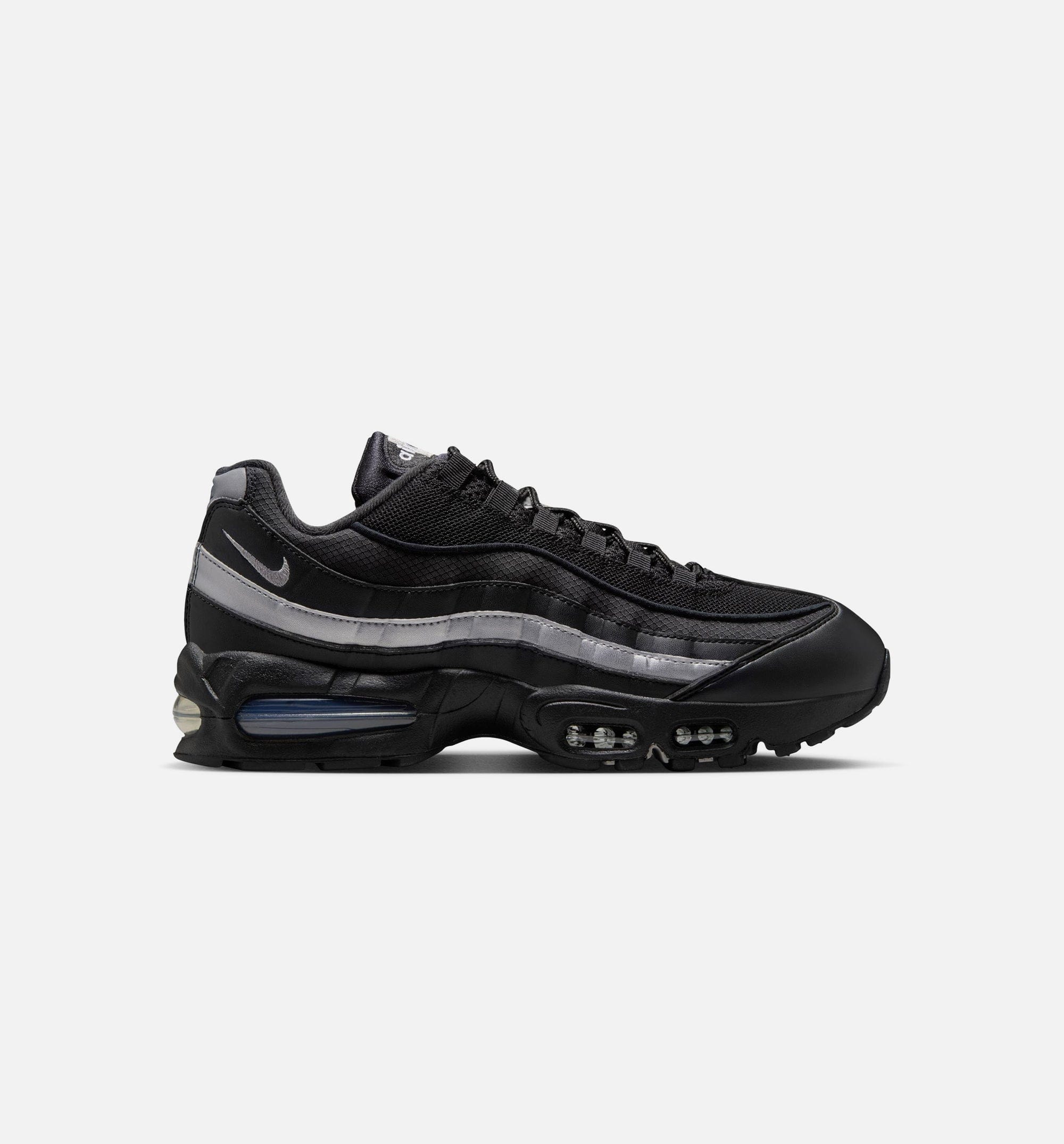 Nike Air Max 95 Big Bubble OG Reflective Accents Mens Lifestyle Shoe - Black/Black/White/Metallic Silver