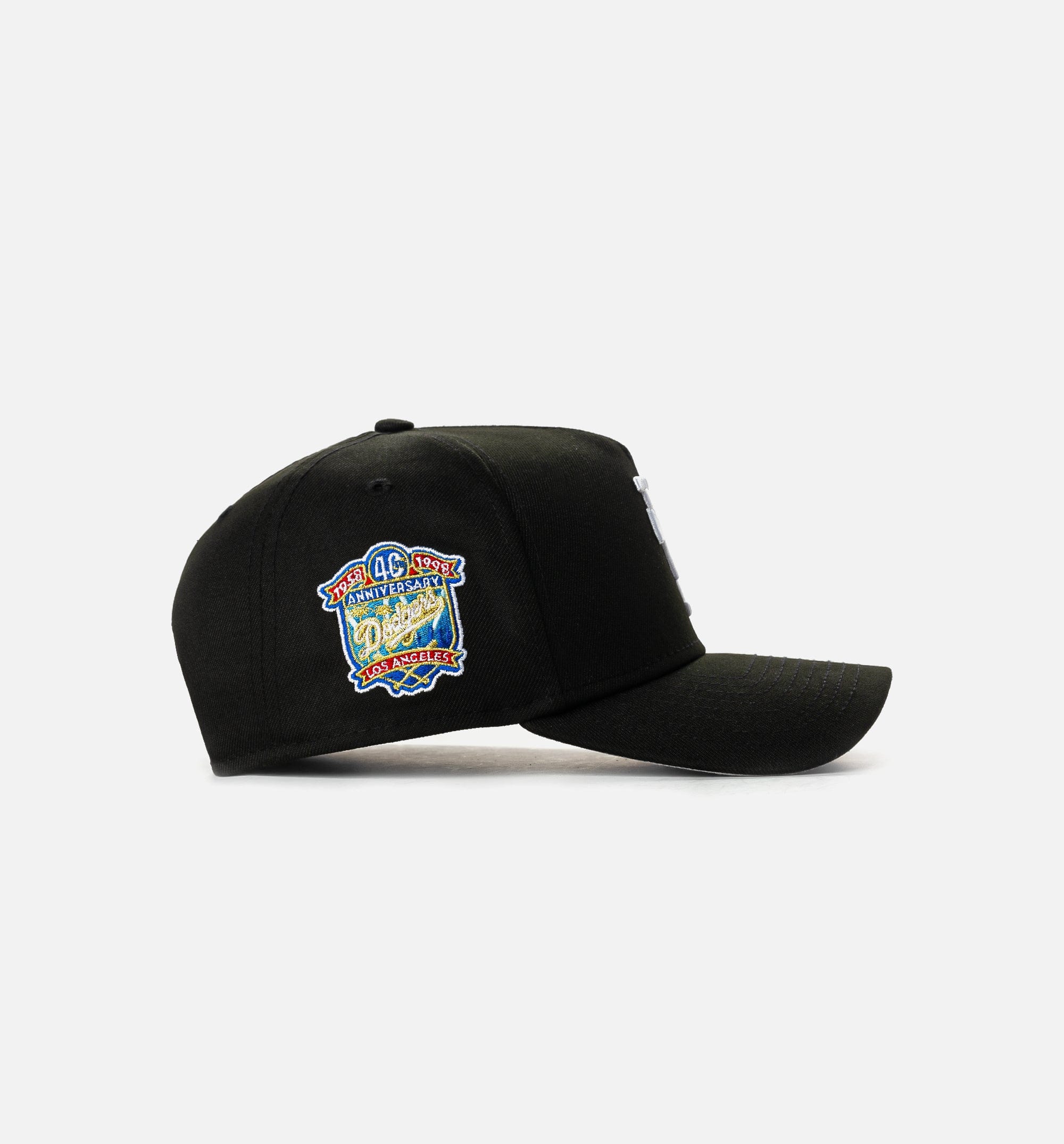 New Era Los Angeles Dodgers Upside Down 940AF Snapback Mens Hat - Black/White