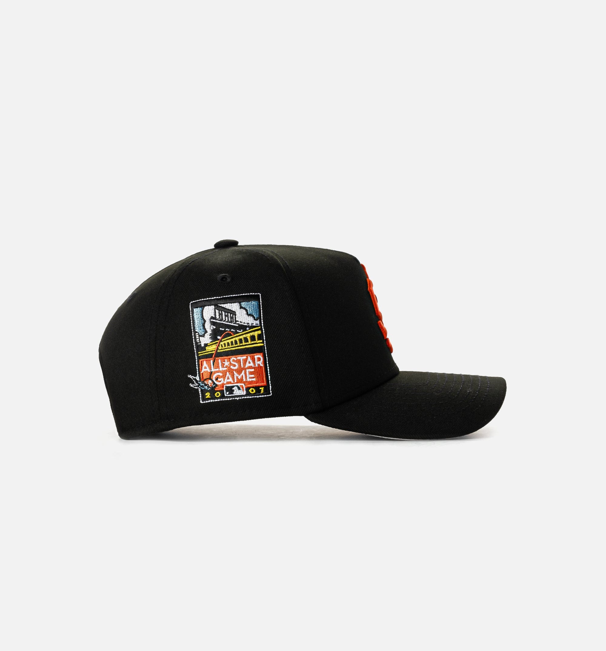 New Era San Francisco Giants Upside Down 950AF Snapback Mens Hat - Black/Orange