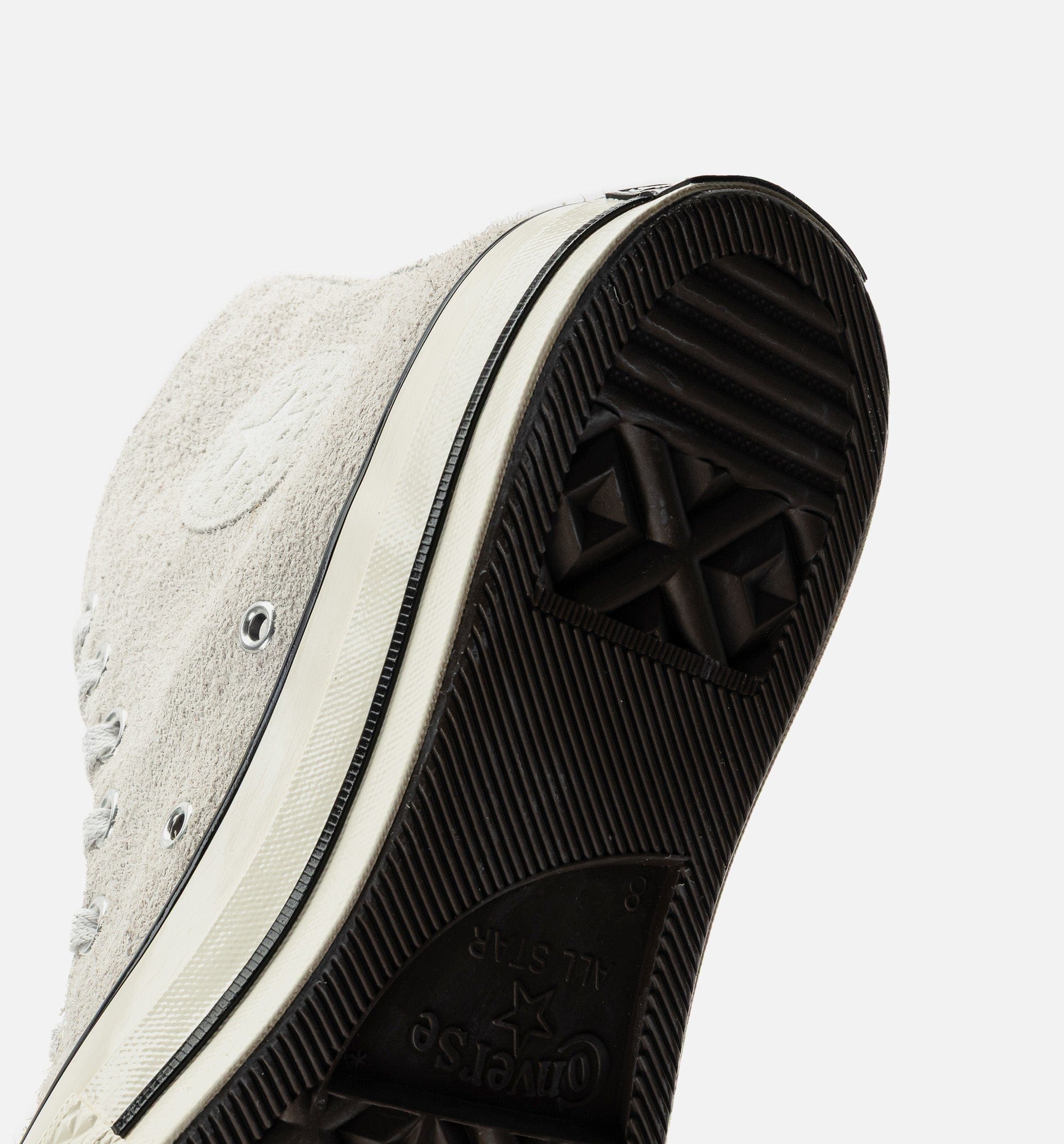 Converse Chuck 70 Suede High Top Mens Lifestyle Shoe - Egret/Black