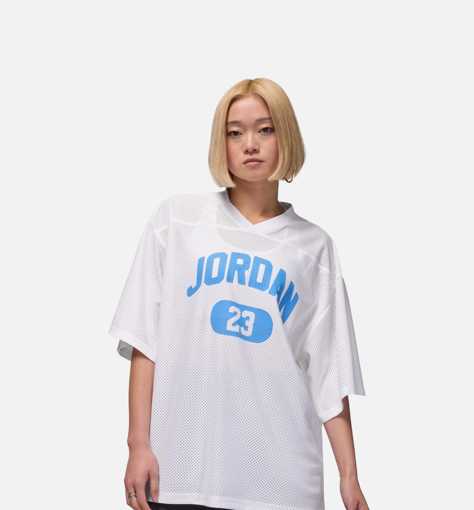 Air Jordan Brooklyn 23 Mesh Womens Jersey - White/University Blue