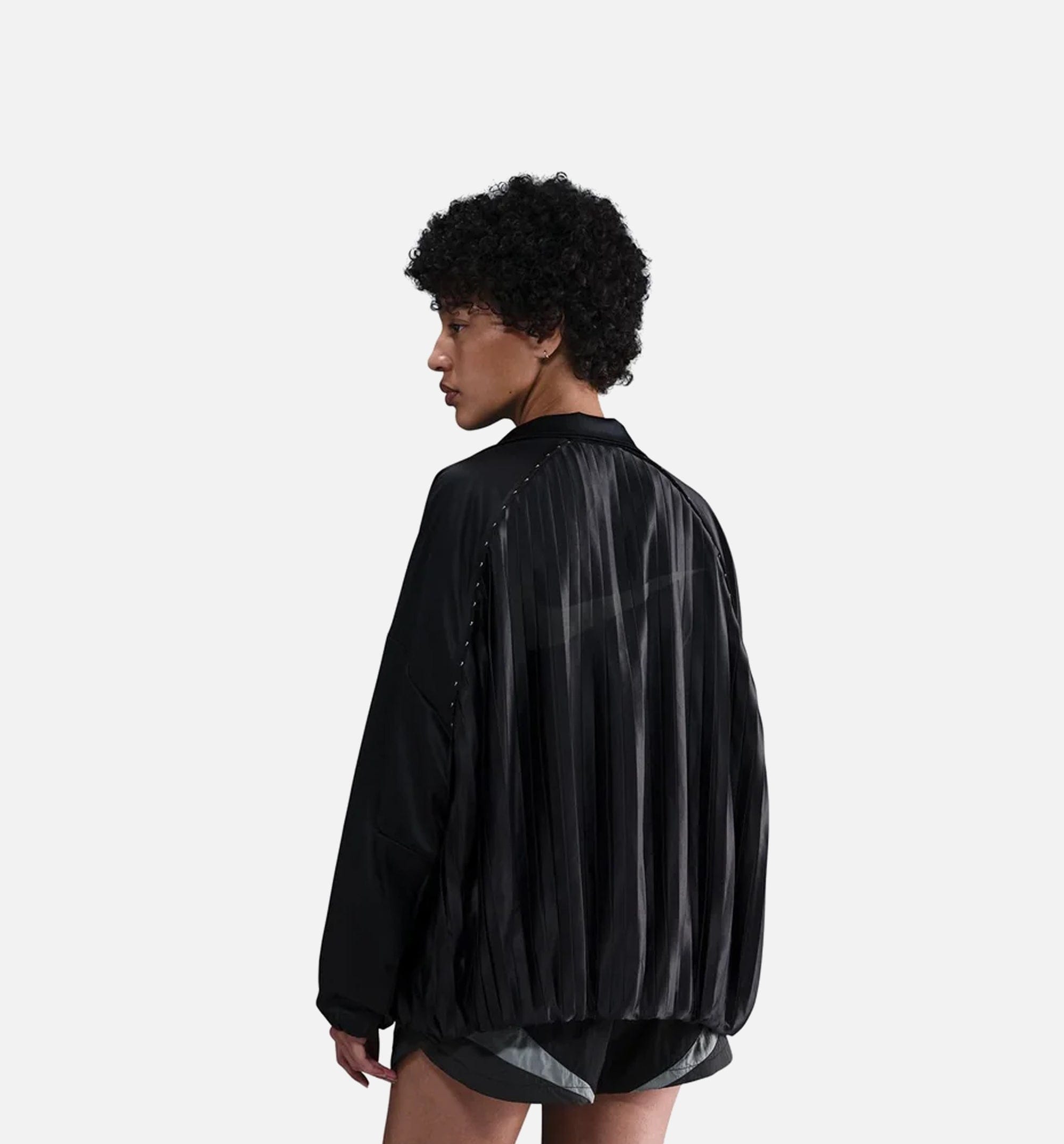 Nike NSW Pleated Track Womens Jacket - Black