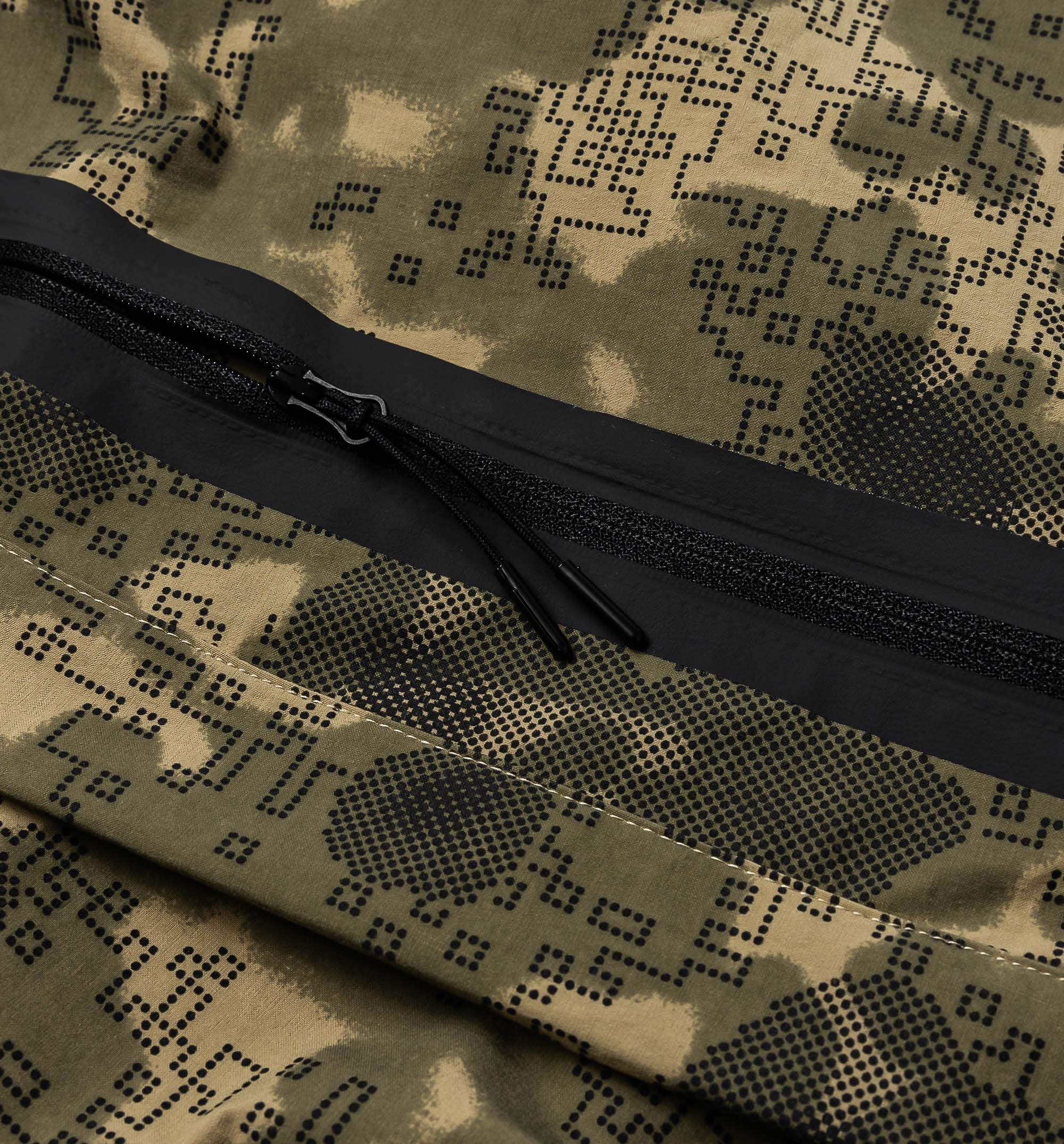 Nike Tech Dri Fit Woven Camo Loose Mens Pant - Camo/Green