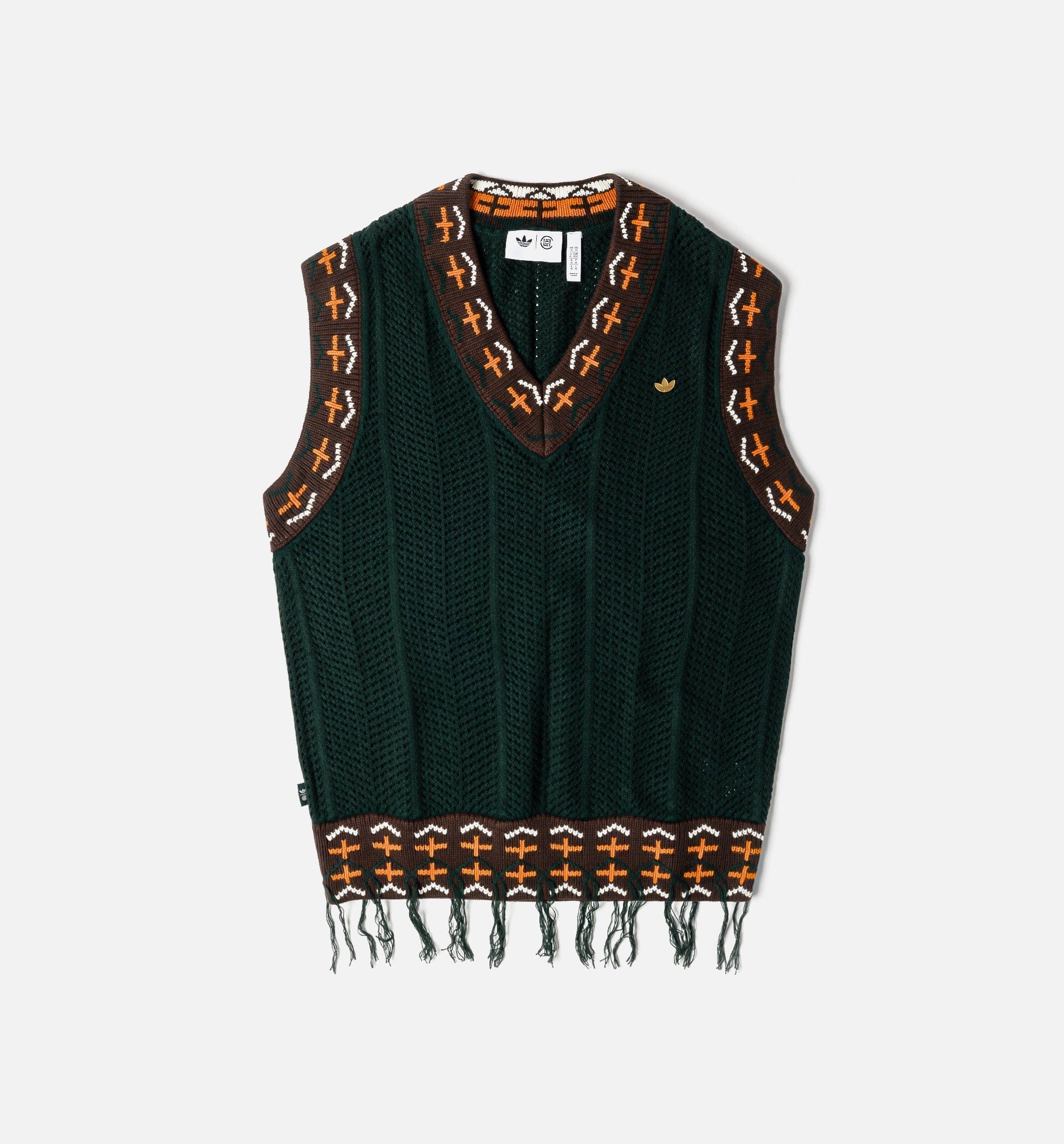 adidas Clot x Adidas Knitted Womens Vest - Green Night