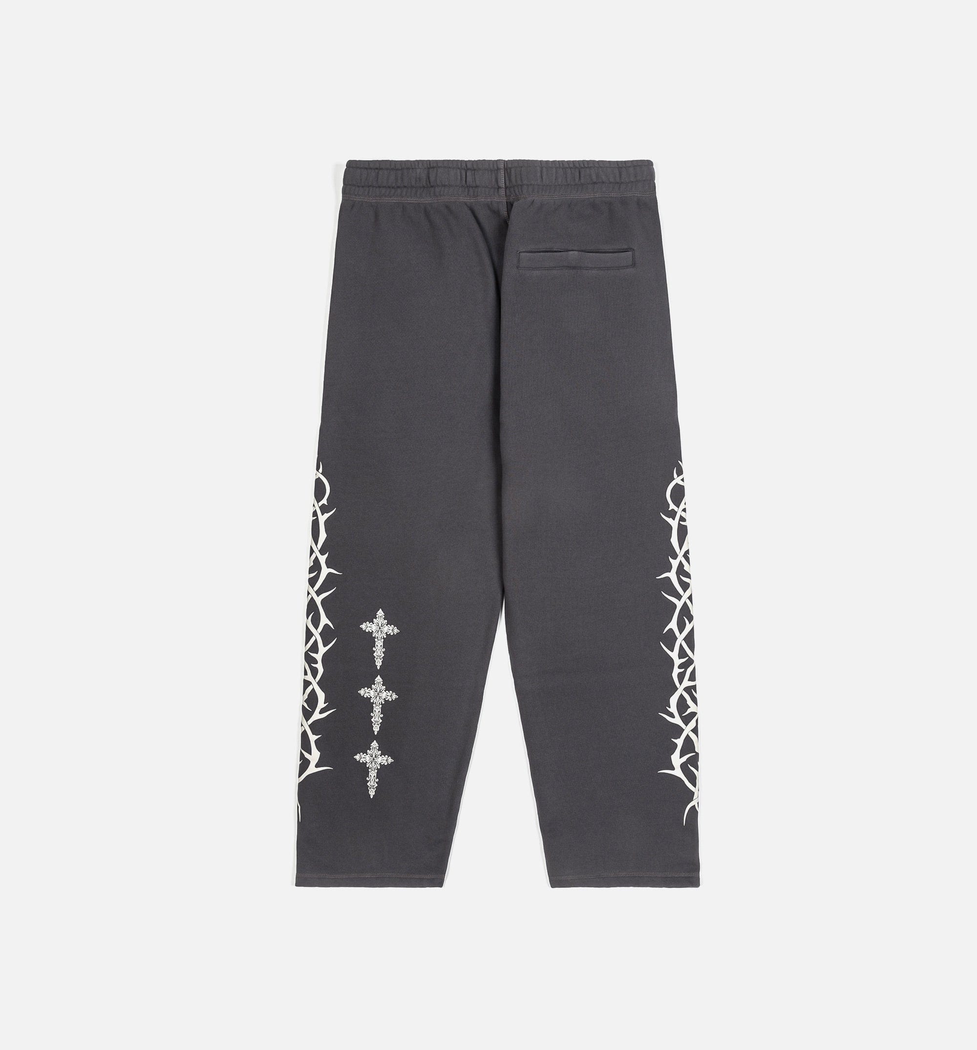 CTHDRL Prayer Washed Fleece Jogger Mens Pant - Grey/Beige