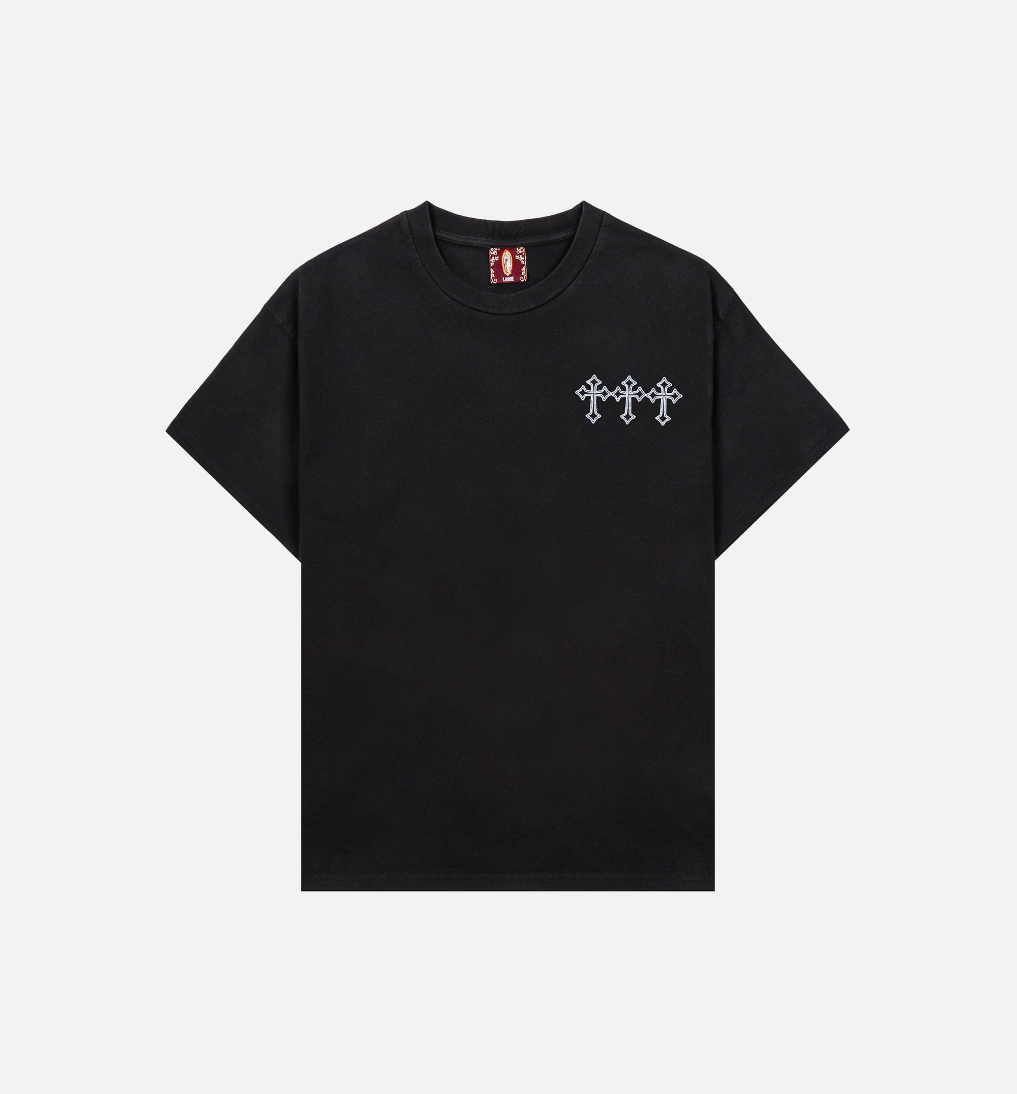 CTHDRL The Saint Mens Short Sleeve Shirt - Grey/White