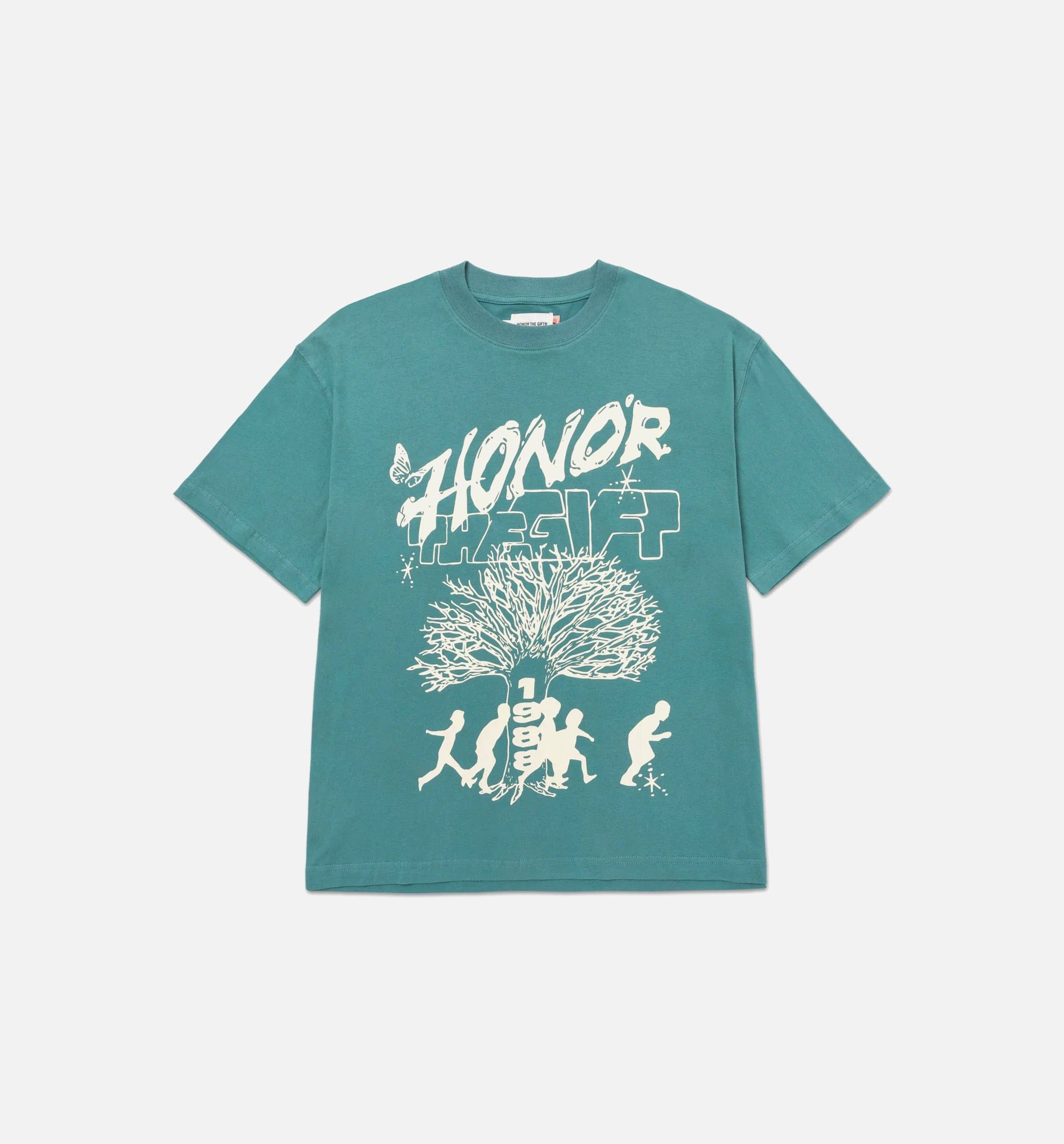 HONOR Family Tree Mens Short Sleeve Shirt - Green