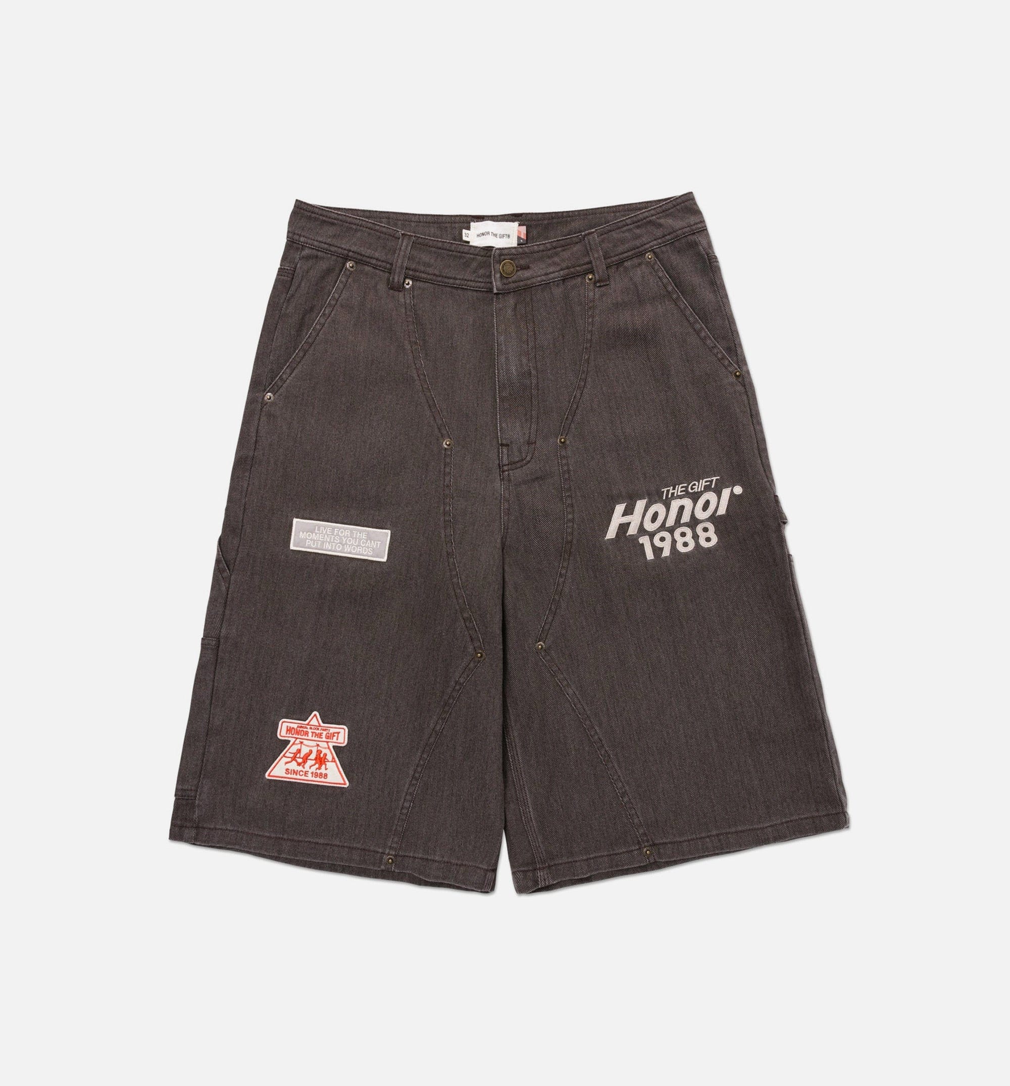 HONOR Twill Carpenter Mens Shorts - Black