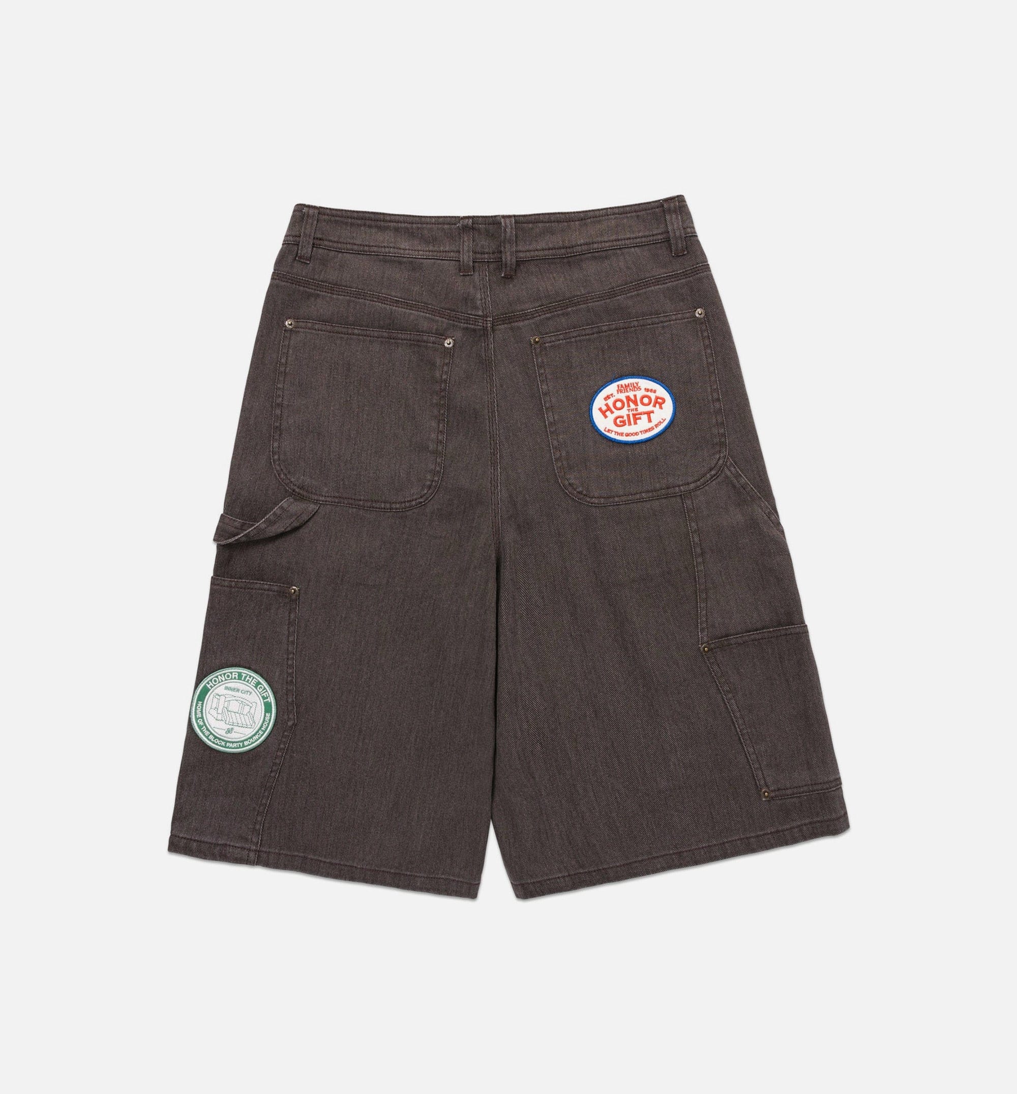 HONOR Twill Carpenter Mens Shorts - Black