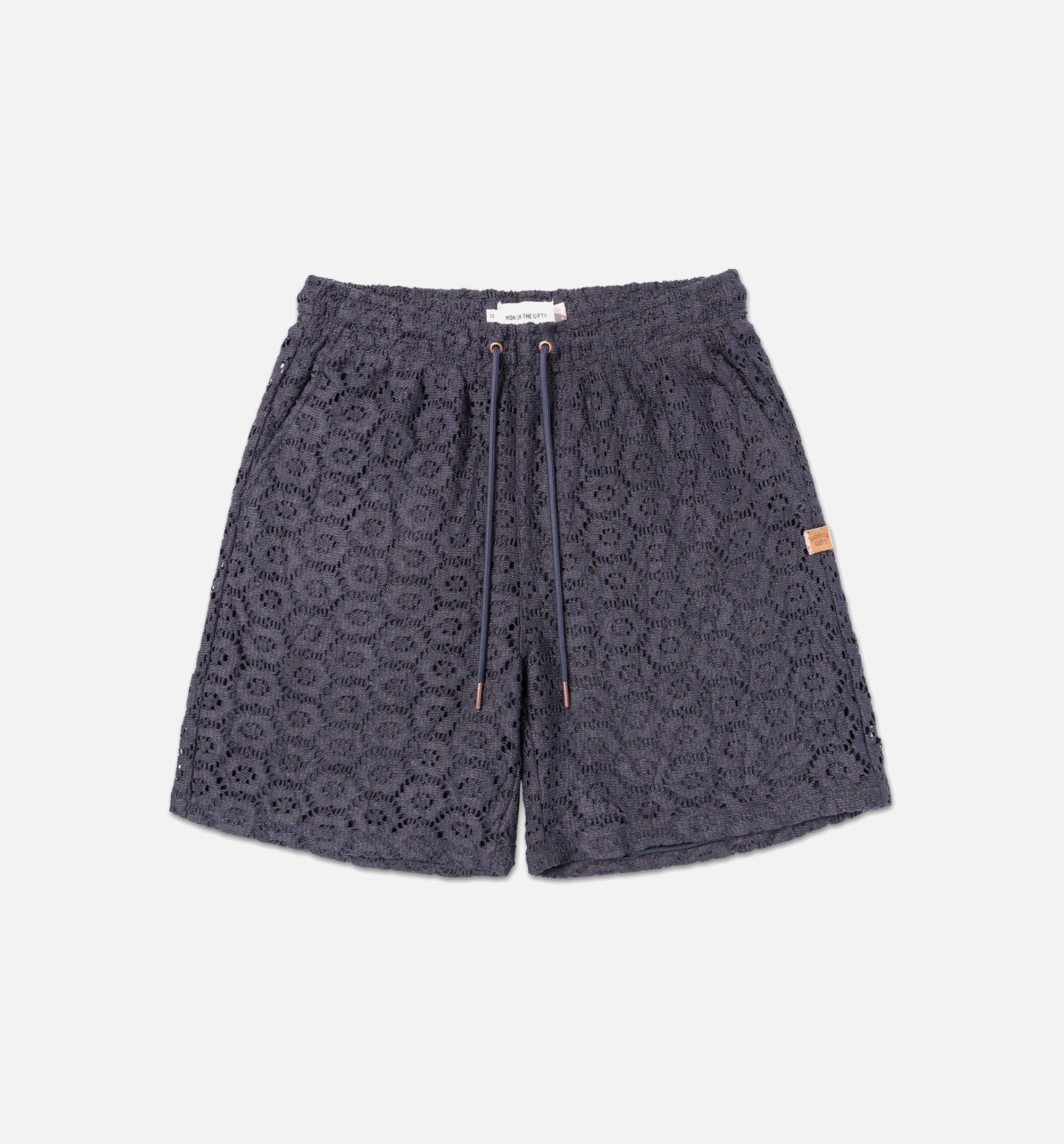 HONOR Crochet Mens Shorts - Black