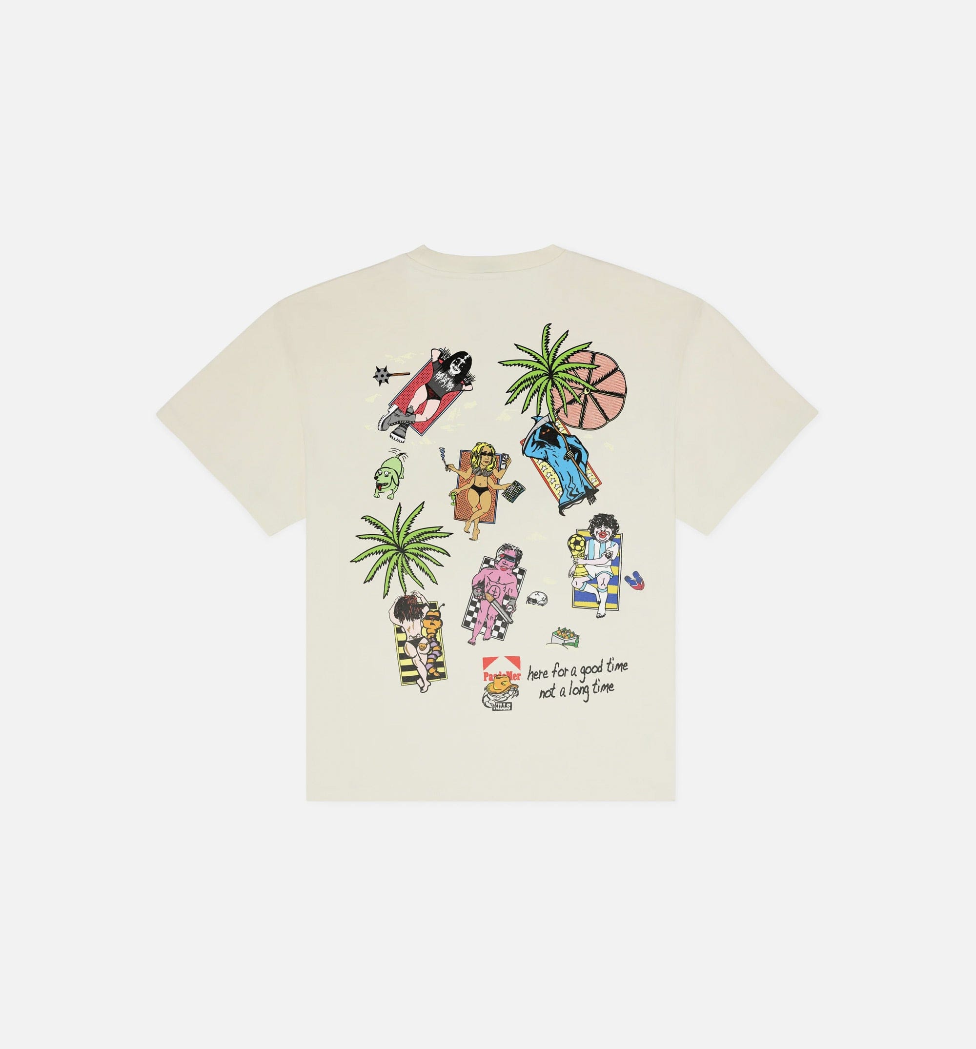 PASDEMER Sunburn Mens Short Sleeve Shirt - Cream
