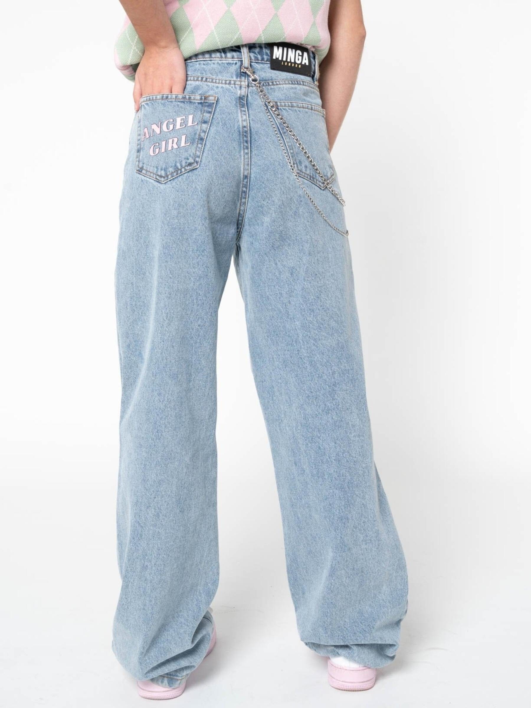 Minga London Girl Wide Leg Jeans