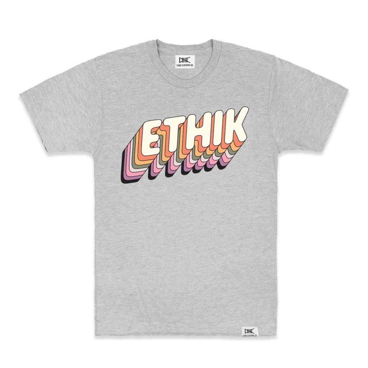 Ethik Triple Stack Tee, Grey