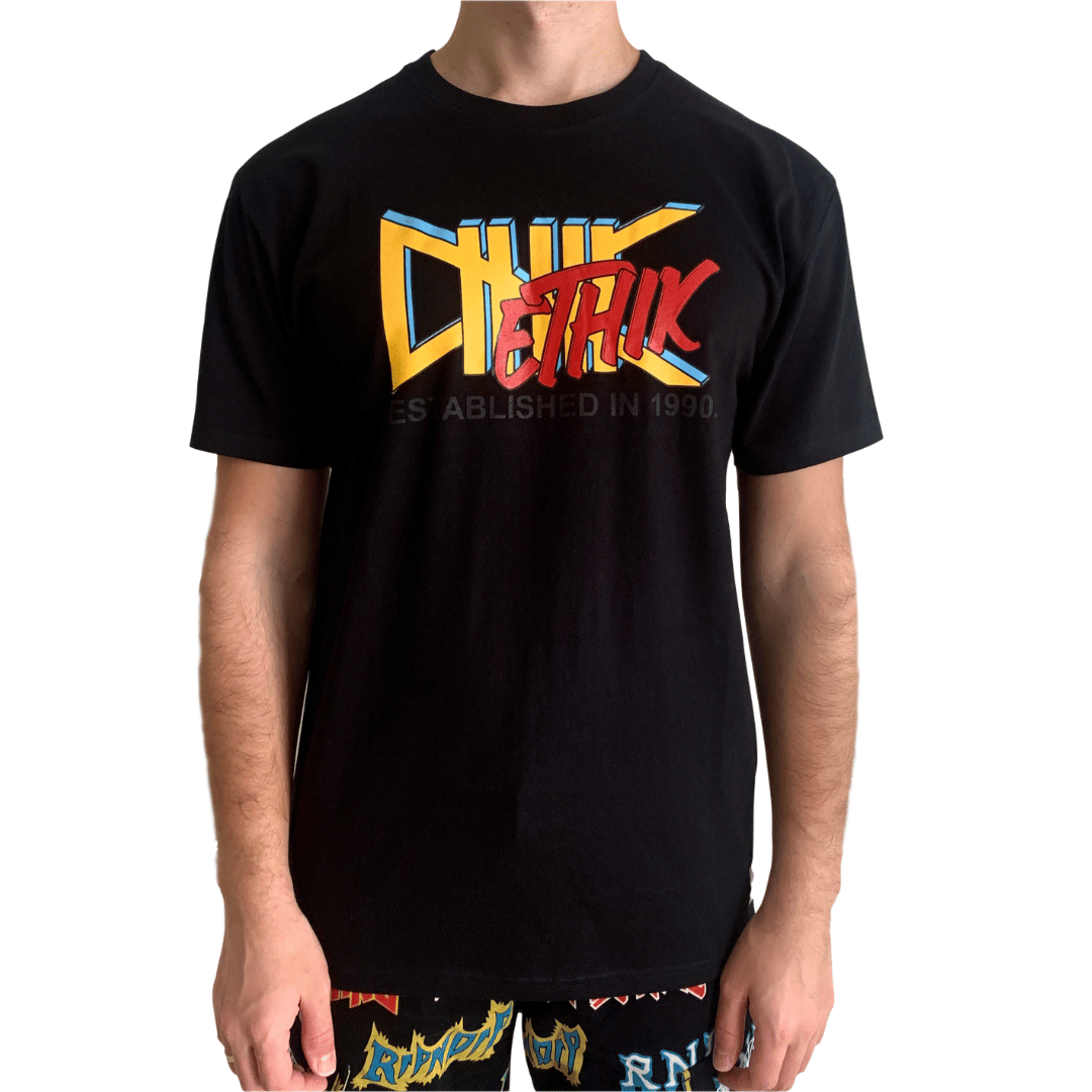 Ethik Established 1990 Tee, Black