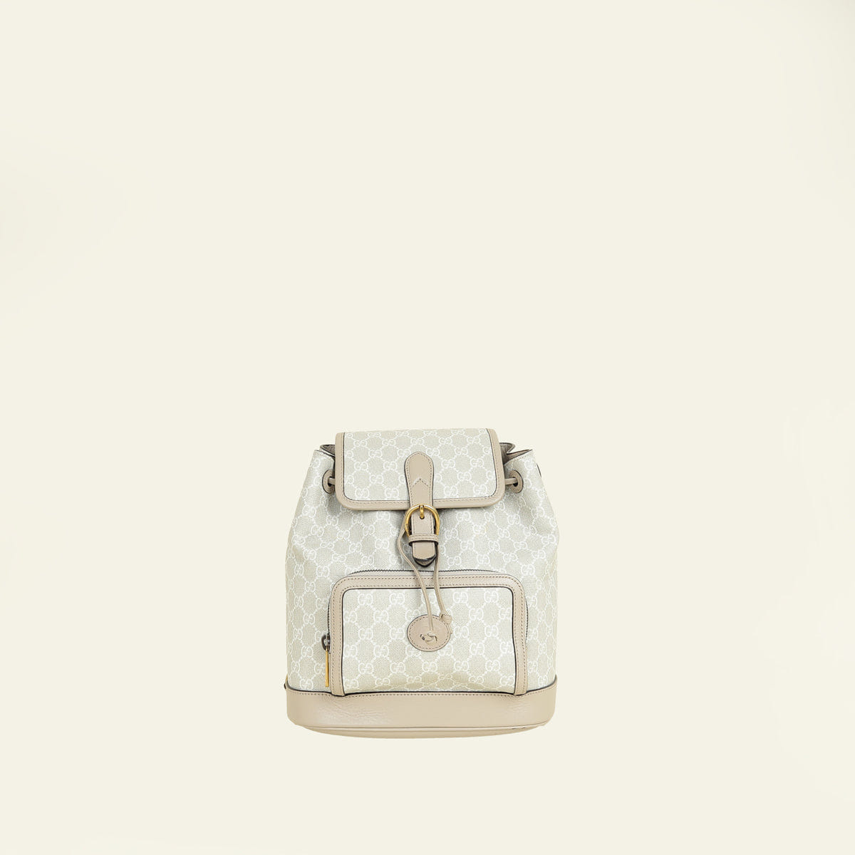 Gucci Beige Interlocking G Backpack Bag
