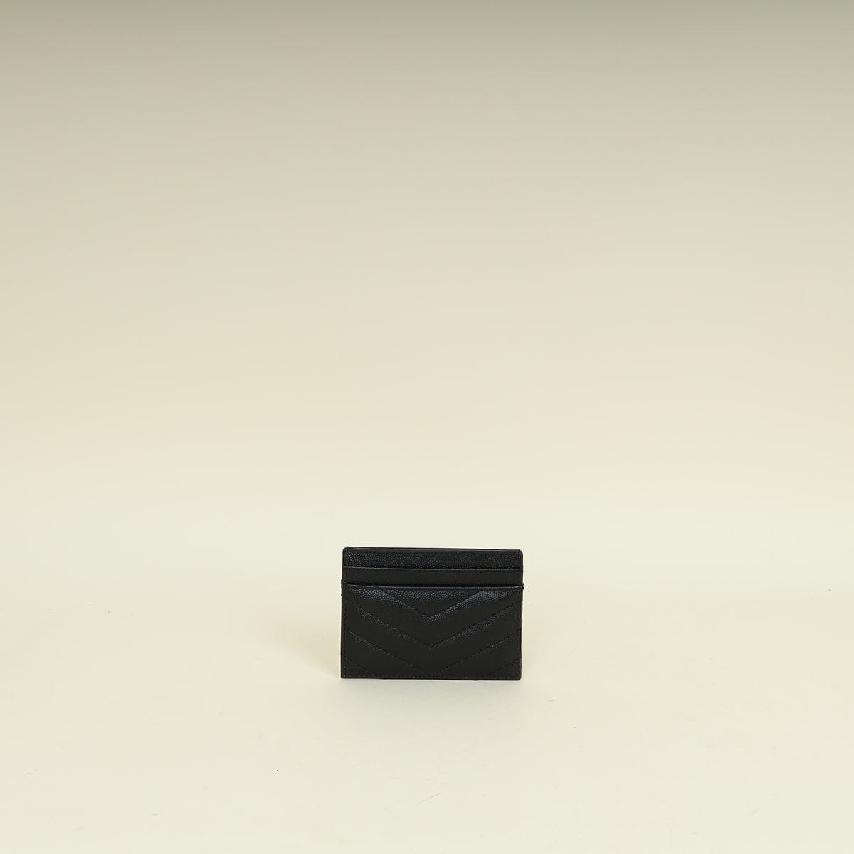 Saint Laurent YSL Black Cassandre Matelasse Card Holder