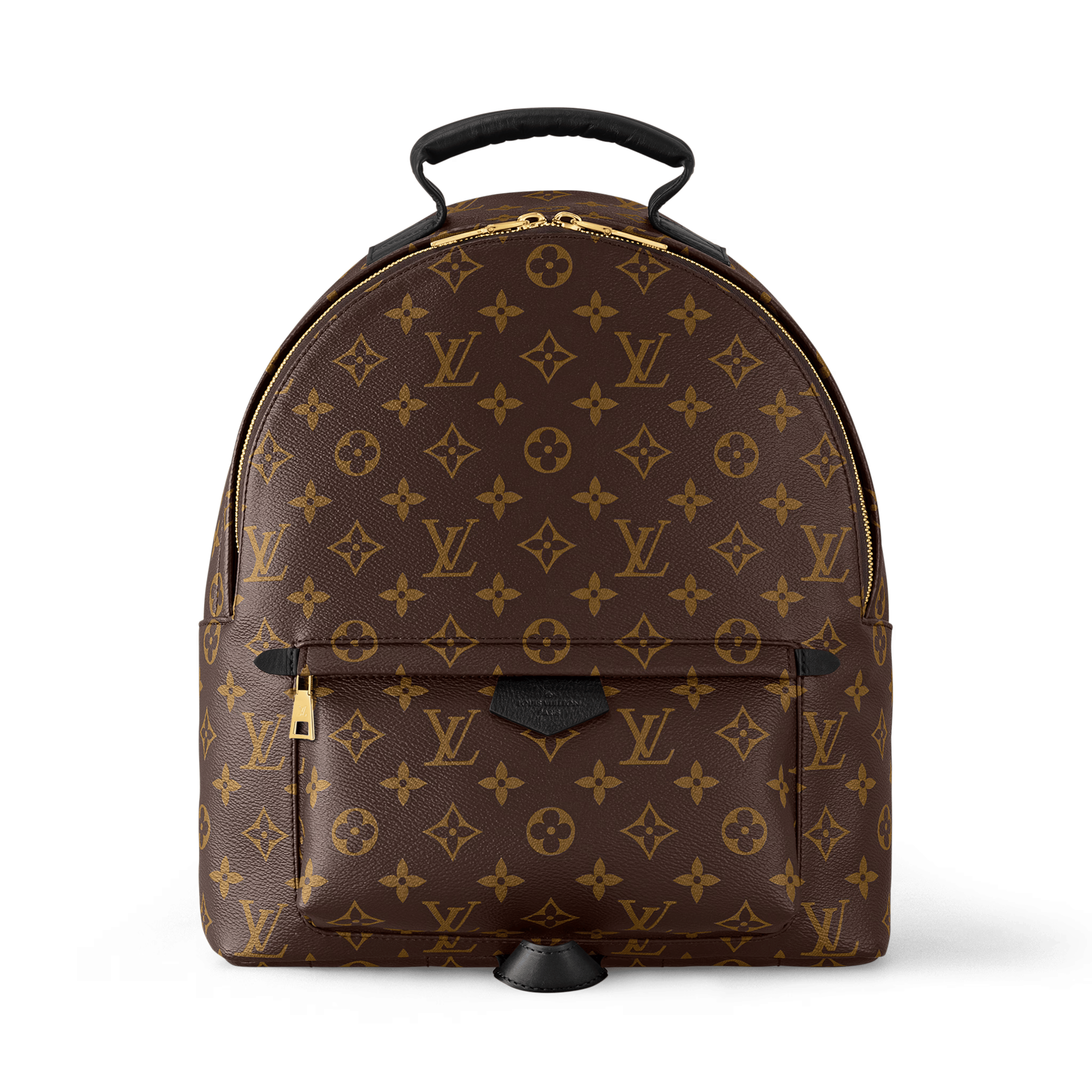 Louis Vuitton Palm Springs MM Backpack in Monogram Coated Canvas with Gold Hardware