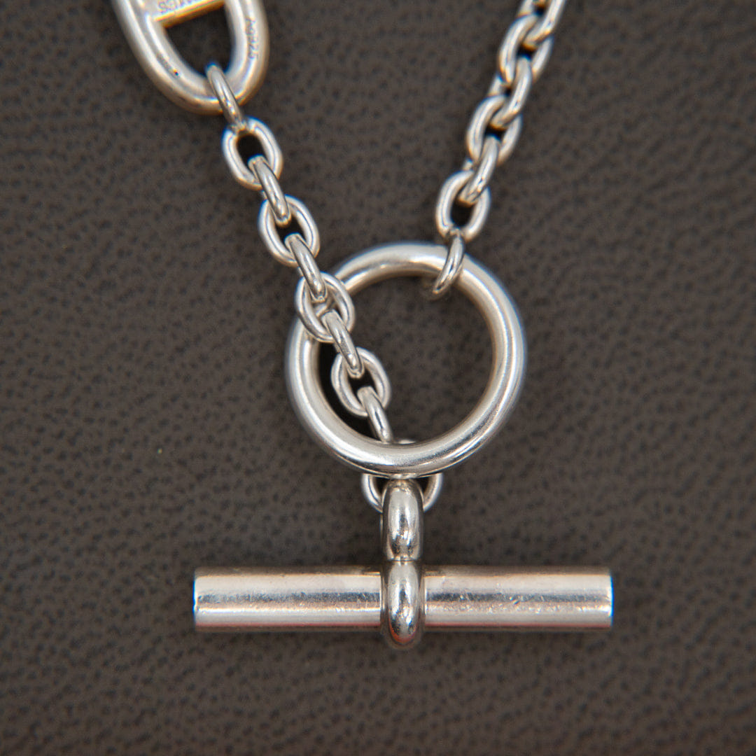 Hermès Farandole Long Necklace 80 in Sterling Silver