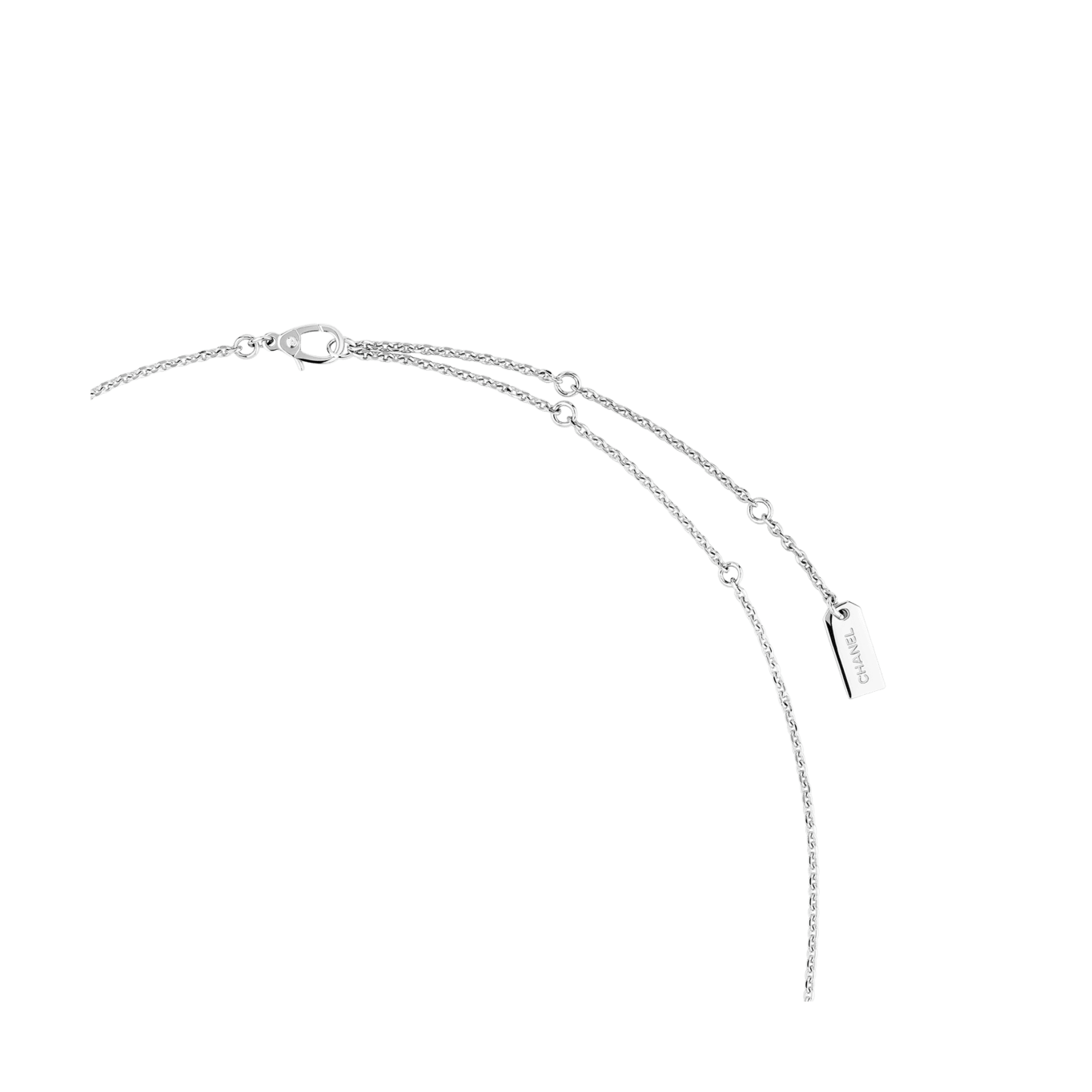 CHANEL Eternal N°5 Necklace in 18K White Gold and Diamonds