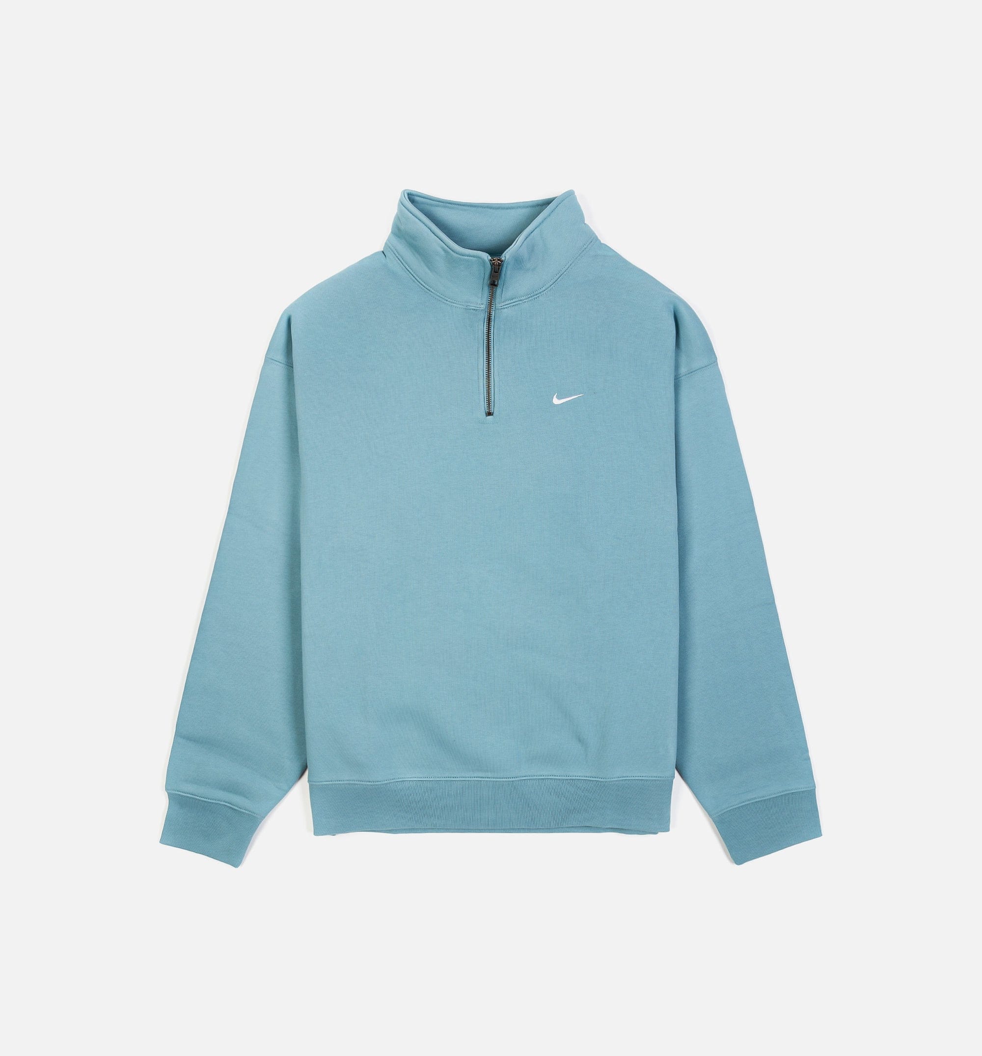 Nike Solo Swoosh Quarter Zip Mens Jacket - Blue