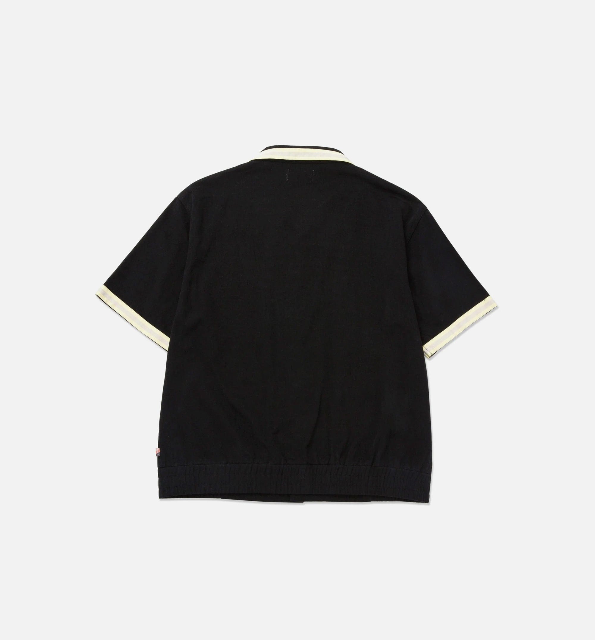 HONOR Tradition Snap Button Up Mens Short Sleeve Shirt - Black