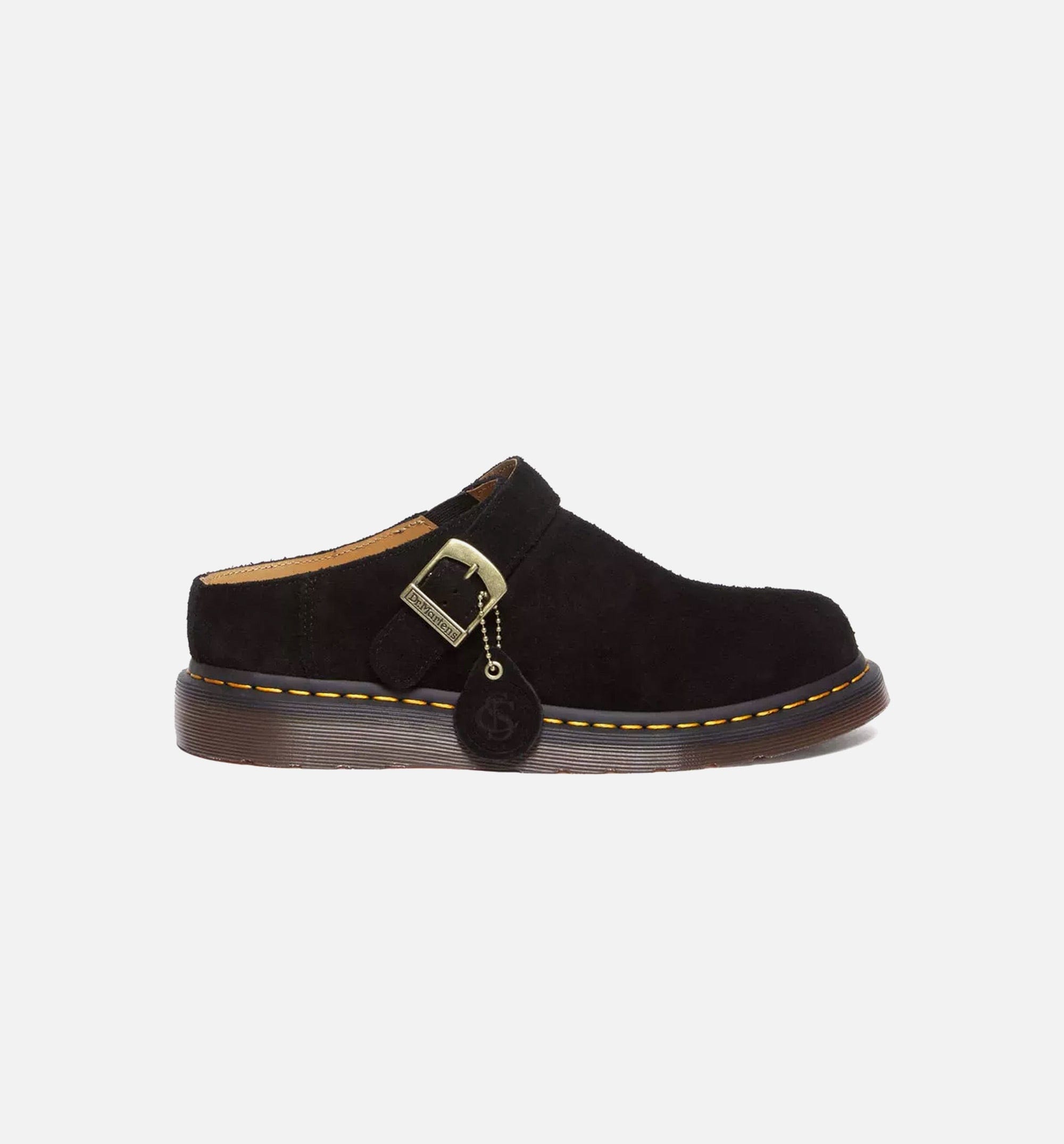 Dr. Martens Isham Desert Oasis Suede Mule Mens Lifestyle Shoe - Black