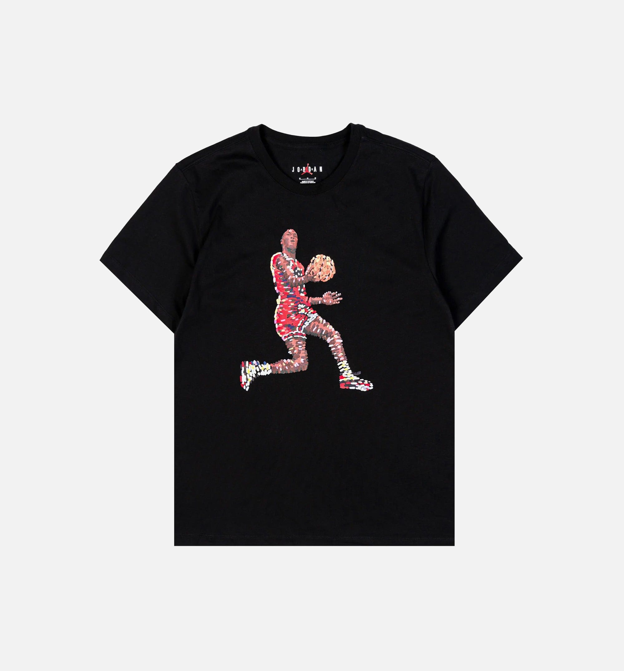 Air Jordan Flight Essentials Graphic Mens Short Sleeve Shirt - Black/Red