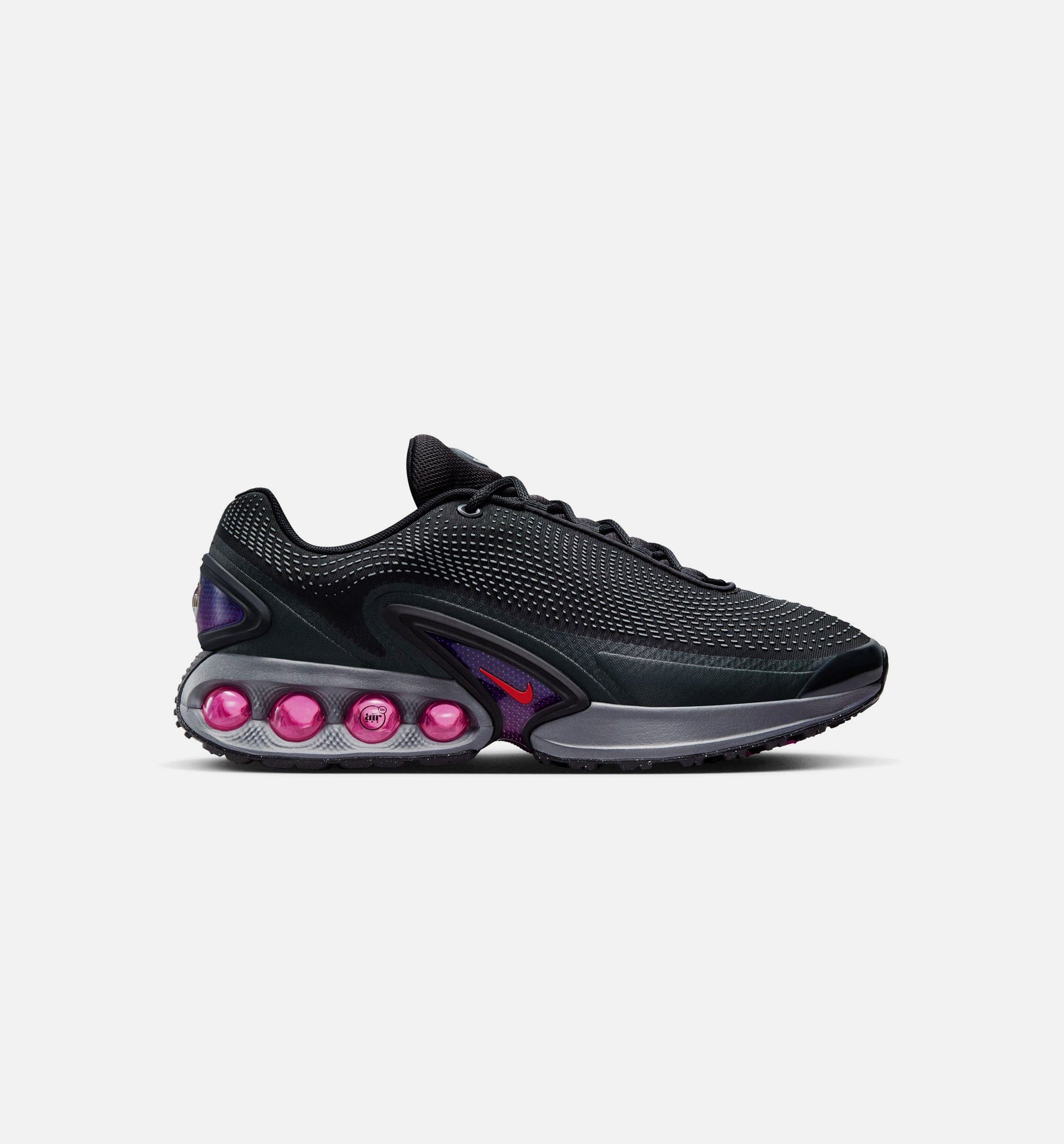 Nike Air Max DN Mens Lifestyle Shoe - Black/Crimson/Smoke Grey