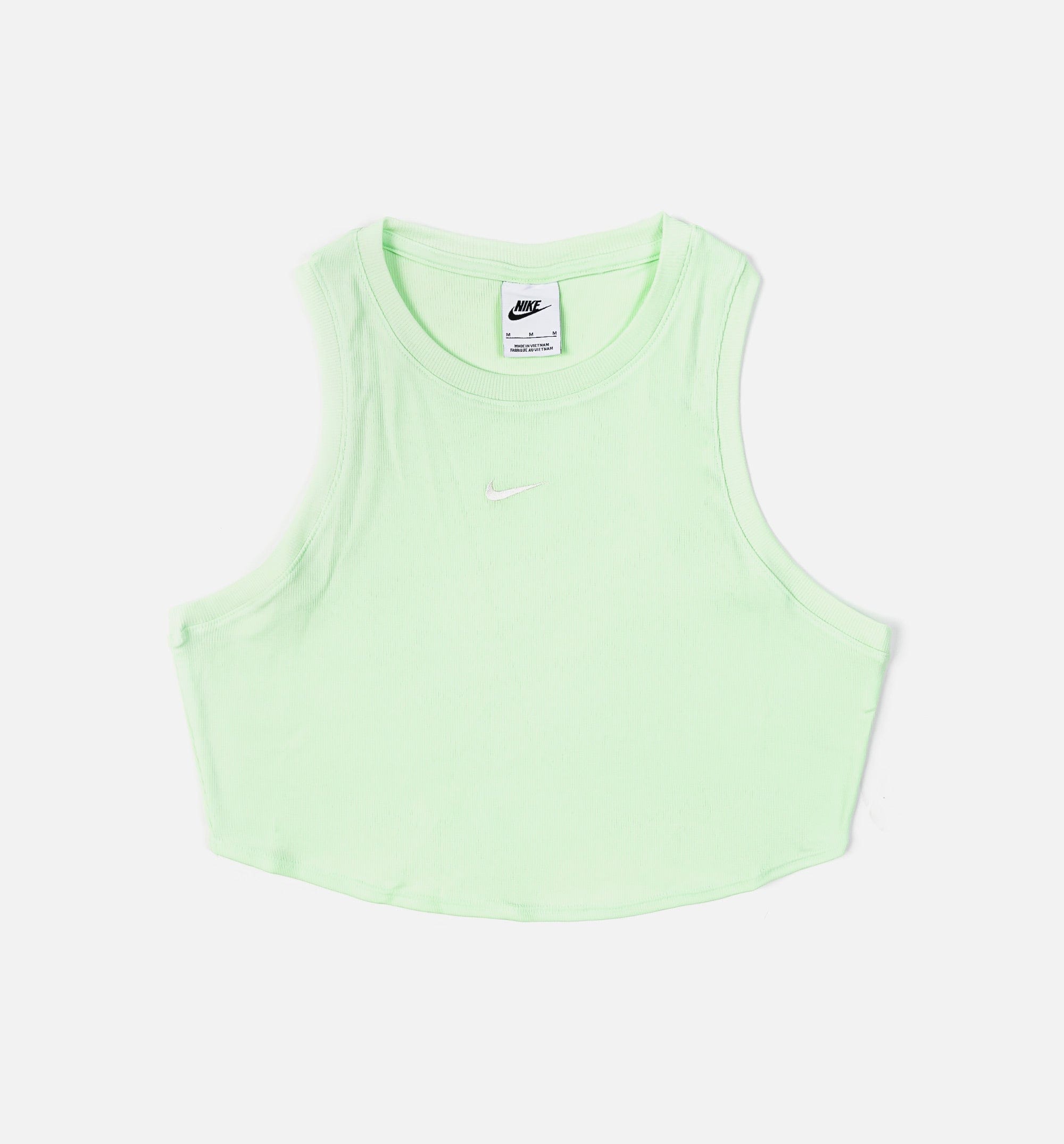 Nike Sport Essentials Ribbed Womens Tank Top - Green
