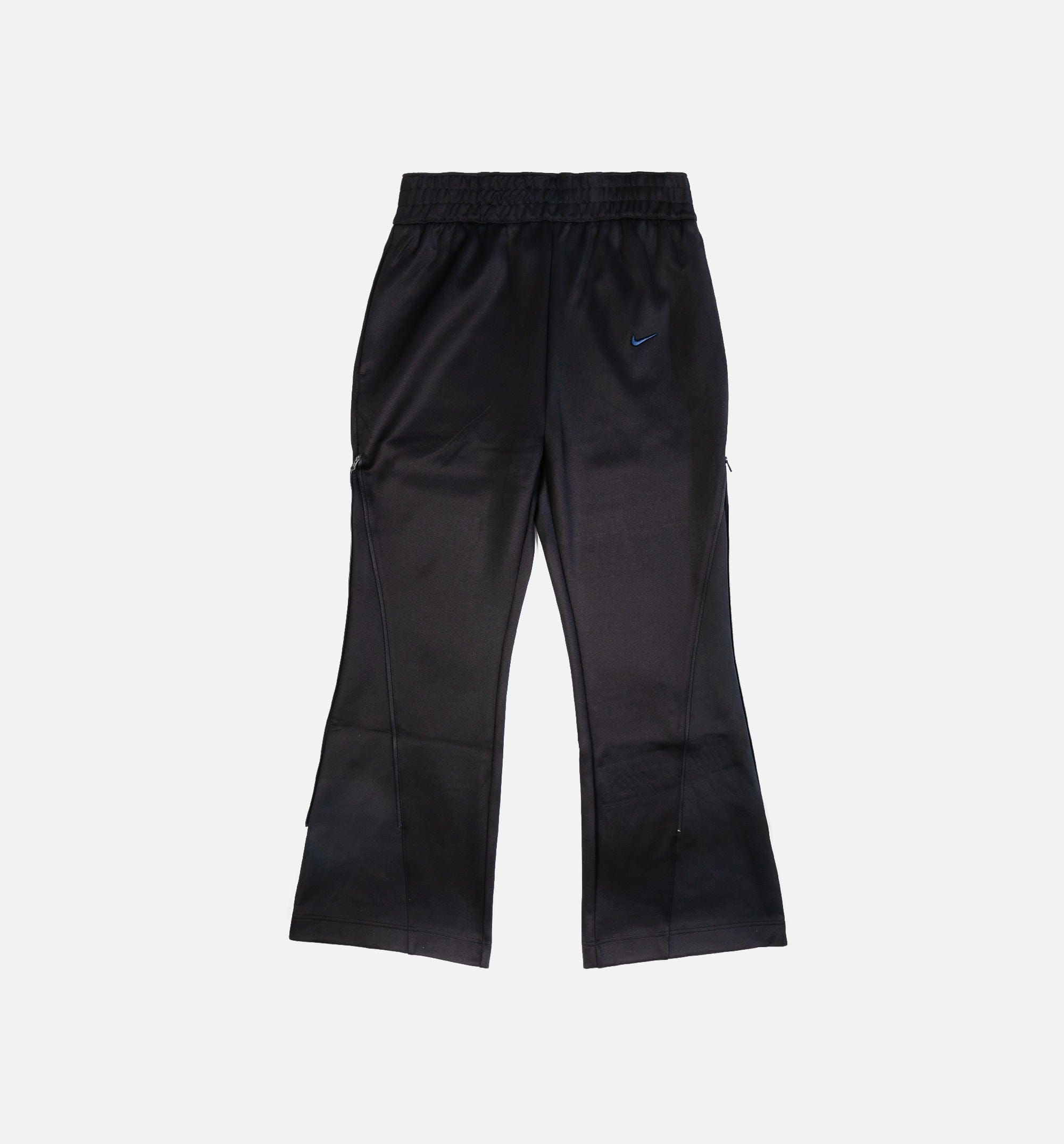 Nike NSW Mid Rise Zip Flared Womens Pants - Black/Navy