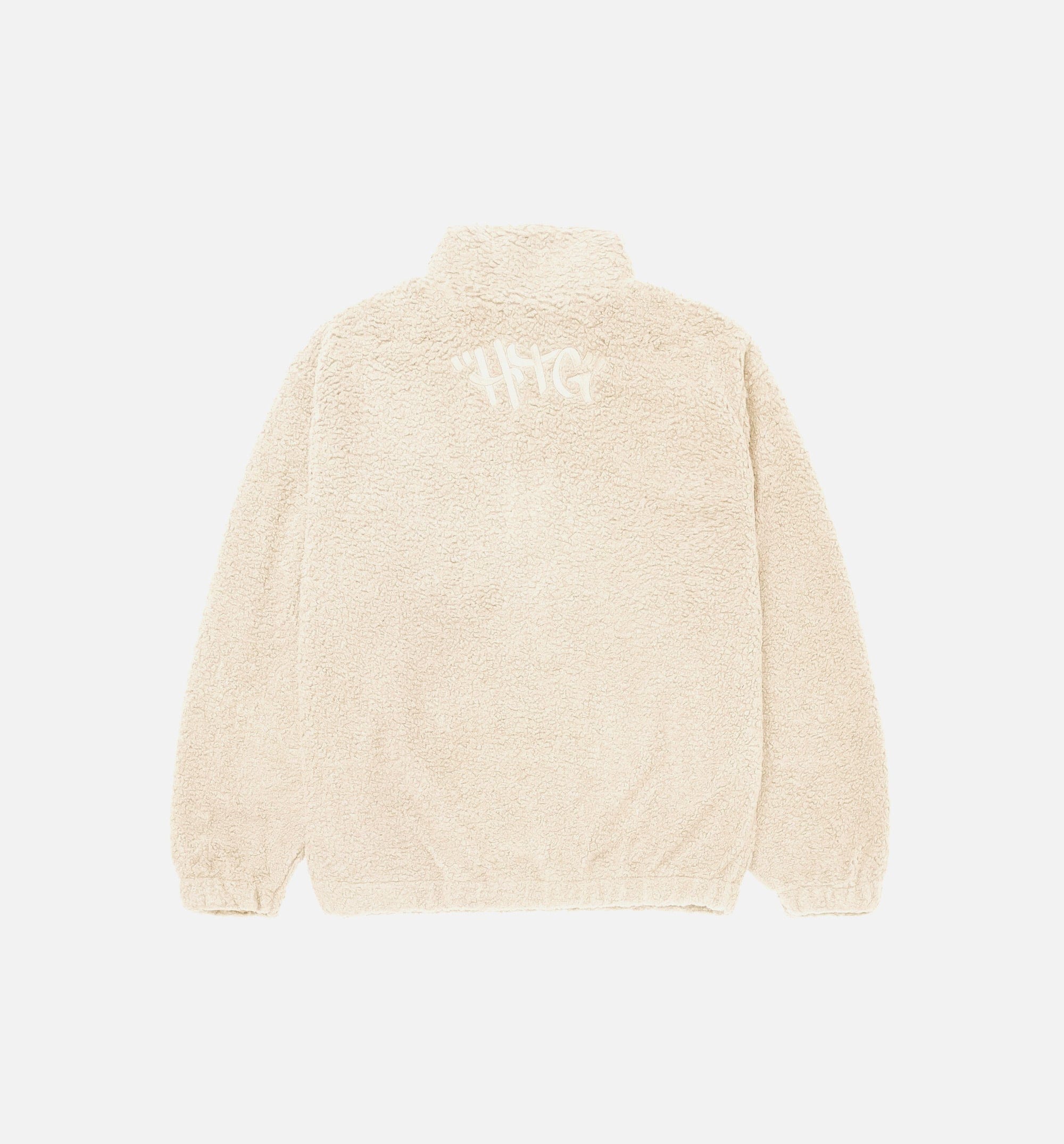 HONOR Script Sherpa Zip Mens Jacket - Bone
