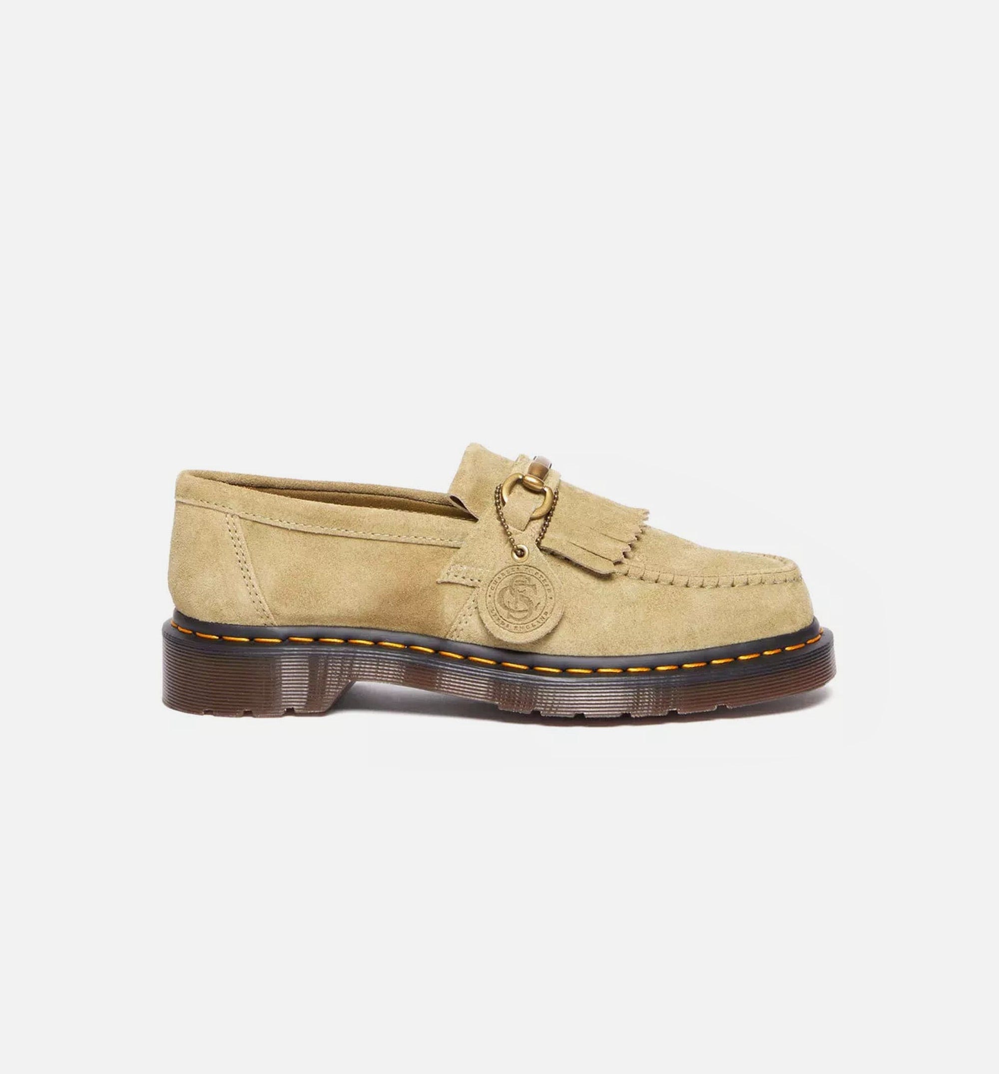 Dr. Martens Adrian Snaffle Desert Oasis Suede Mens Loafer - Pale Olive