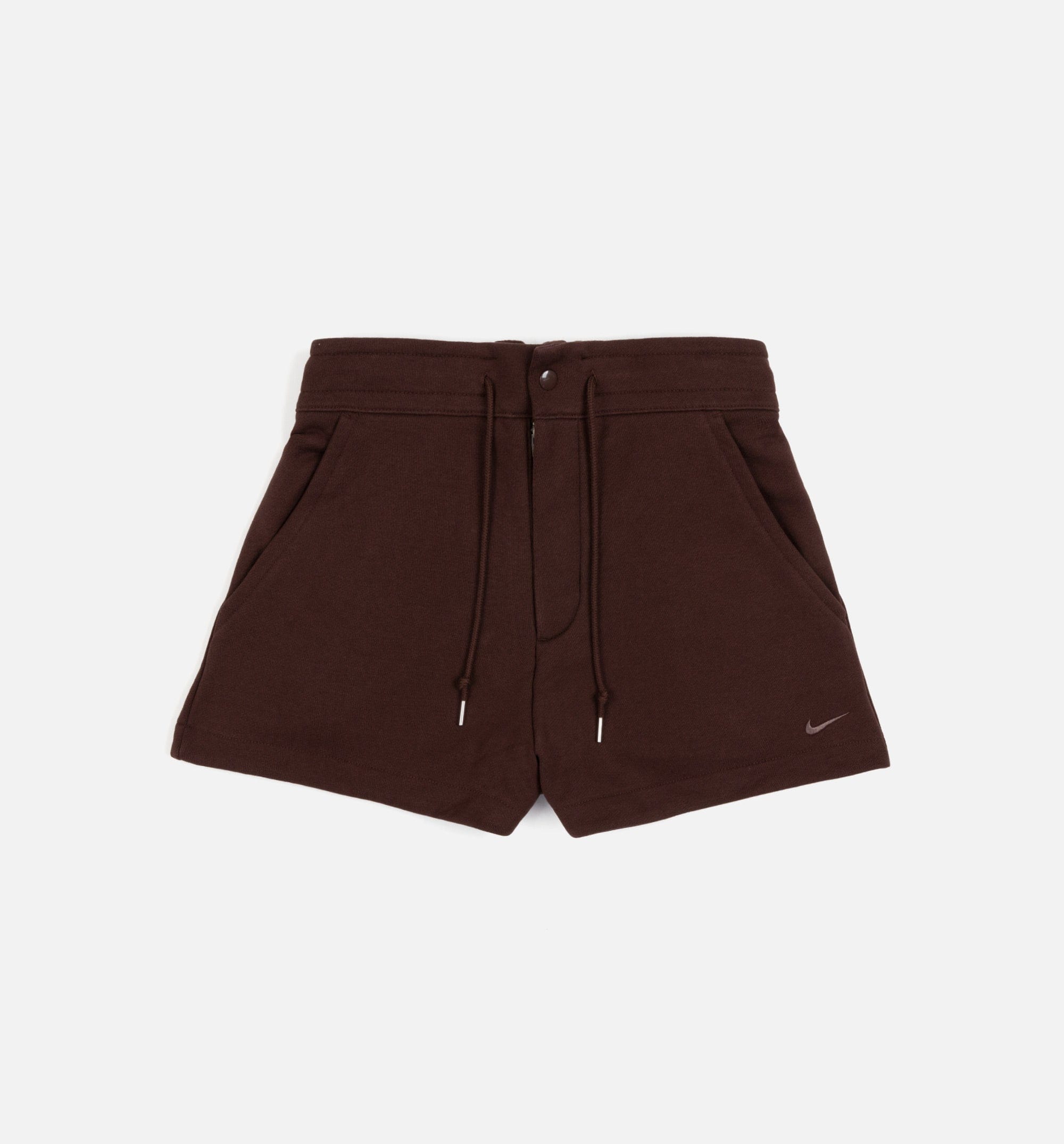 Nike NSW Club Fleece Womens Shorts - Brown