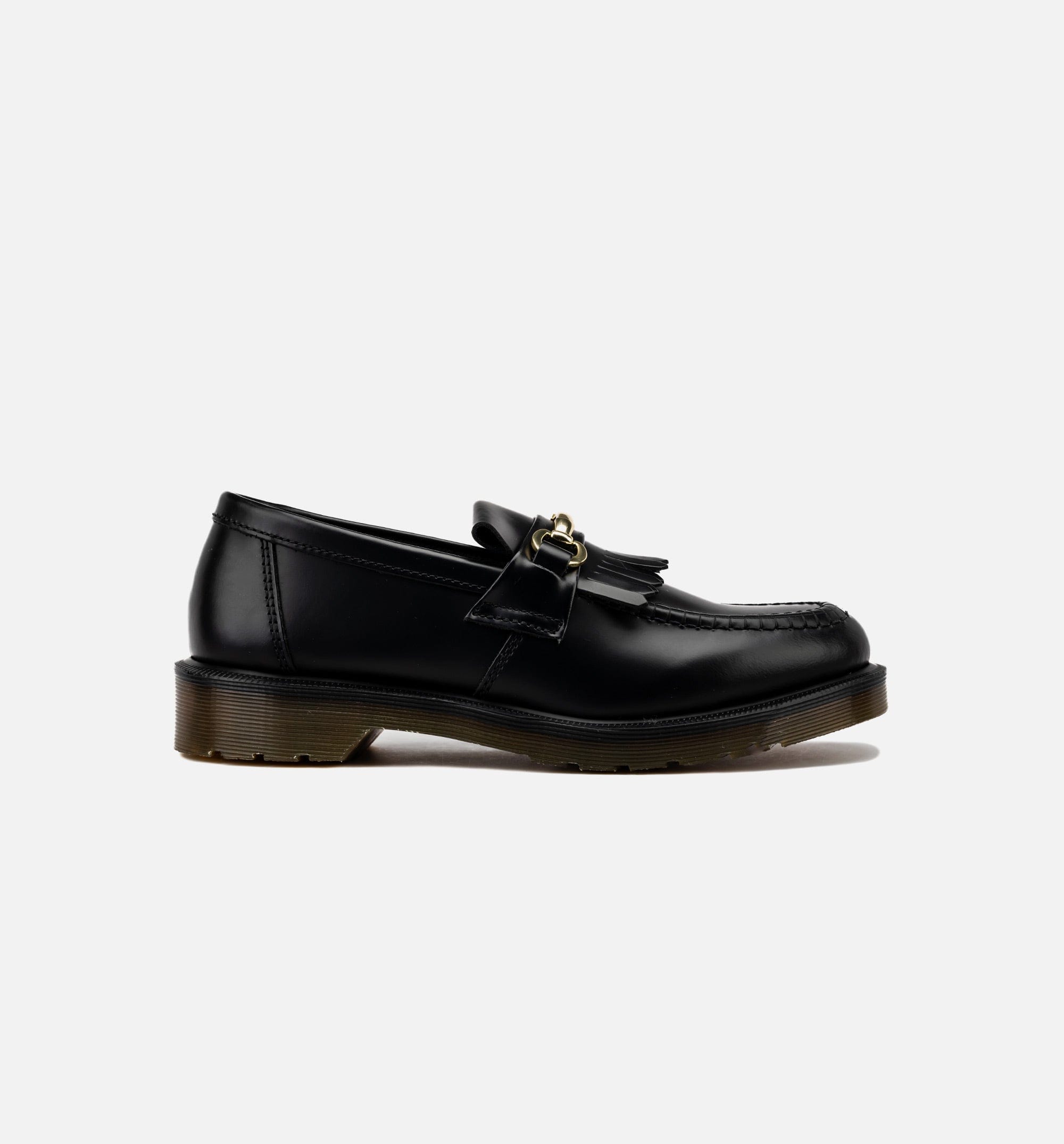 Dr. Martens Adrian Snaffle Smooth Leather Kiltie Loafers Mens Lifestyle Shoe - Black