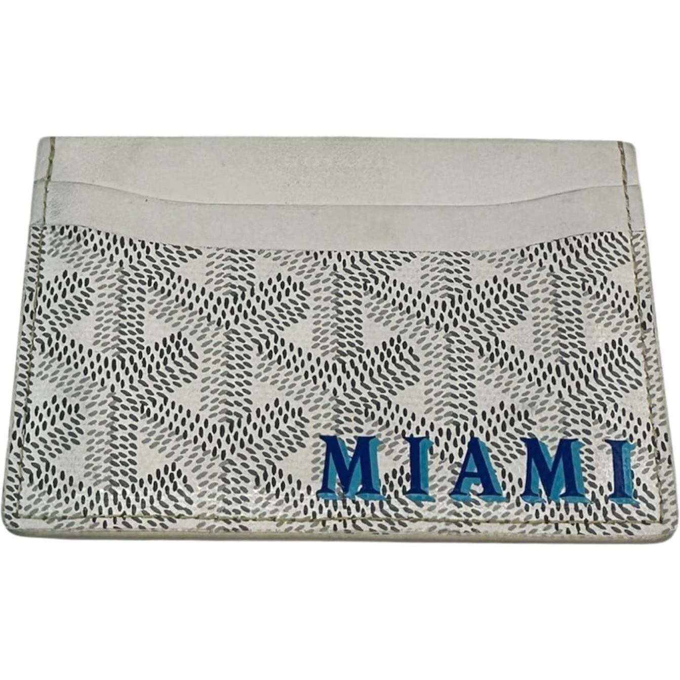 Goyard Saint Sulpice Miami Exclusive Card Holder White