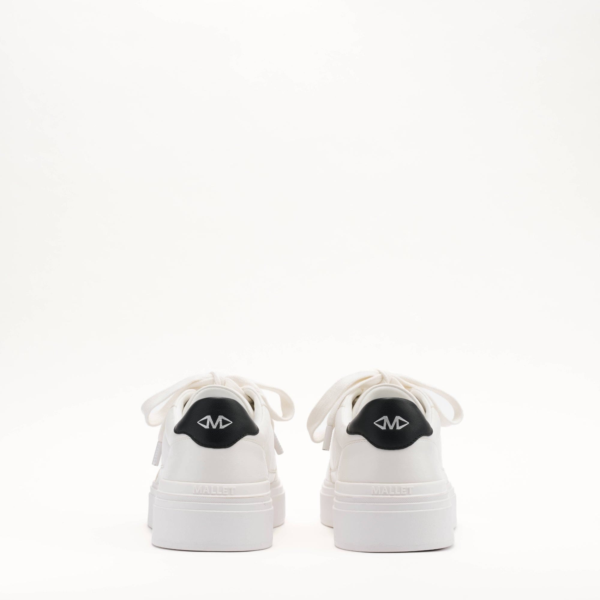 Mallet London MALLET Lansbury Men's White Nappa Leather Trainers