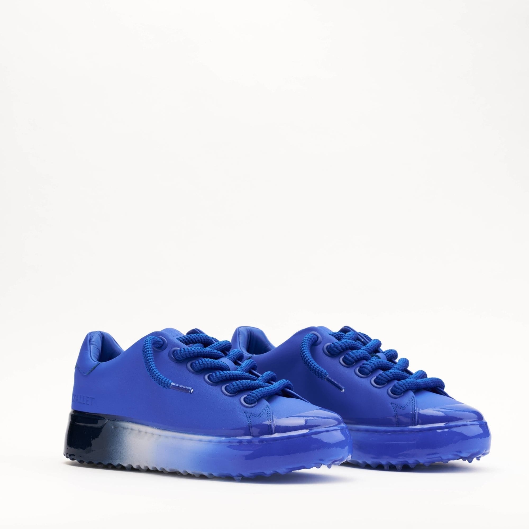 Mallet London MALLET GRFTR Lite Men's Blue Ombre Dip Leather Trainers