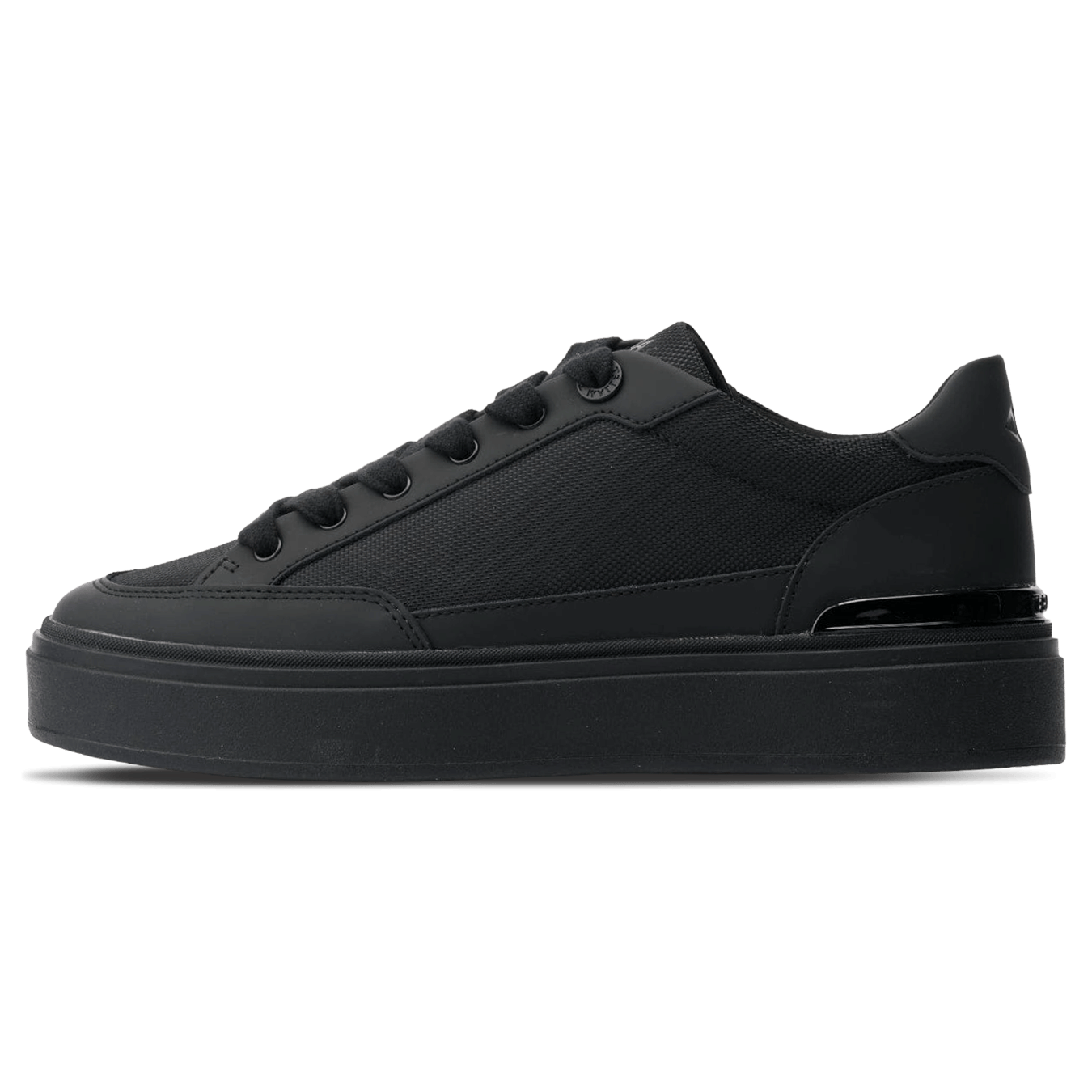 Mallet London MALLET Lansbury Men's Black Leather & Nylon Trainers