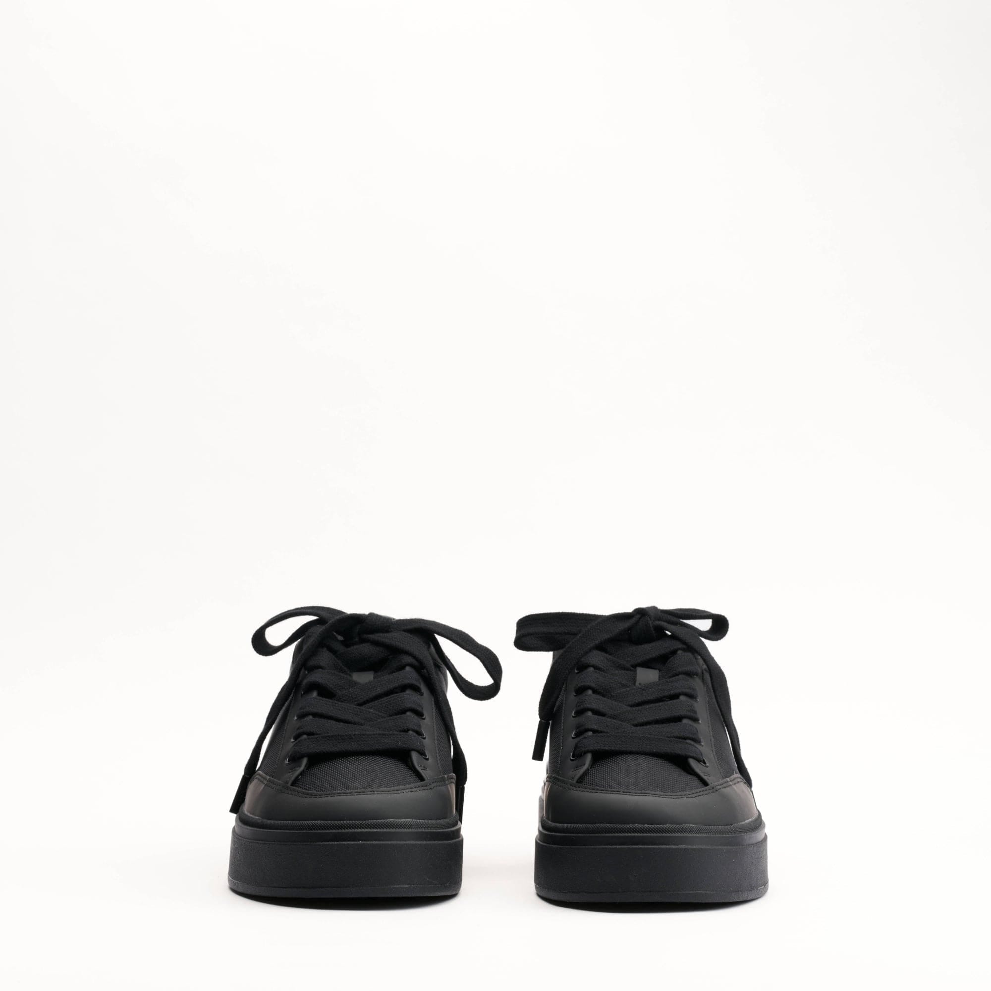 Mallet London MALLET Lansbury Men's Black Leather & Nylon Trainers