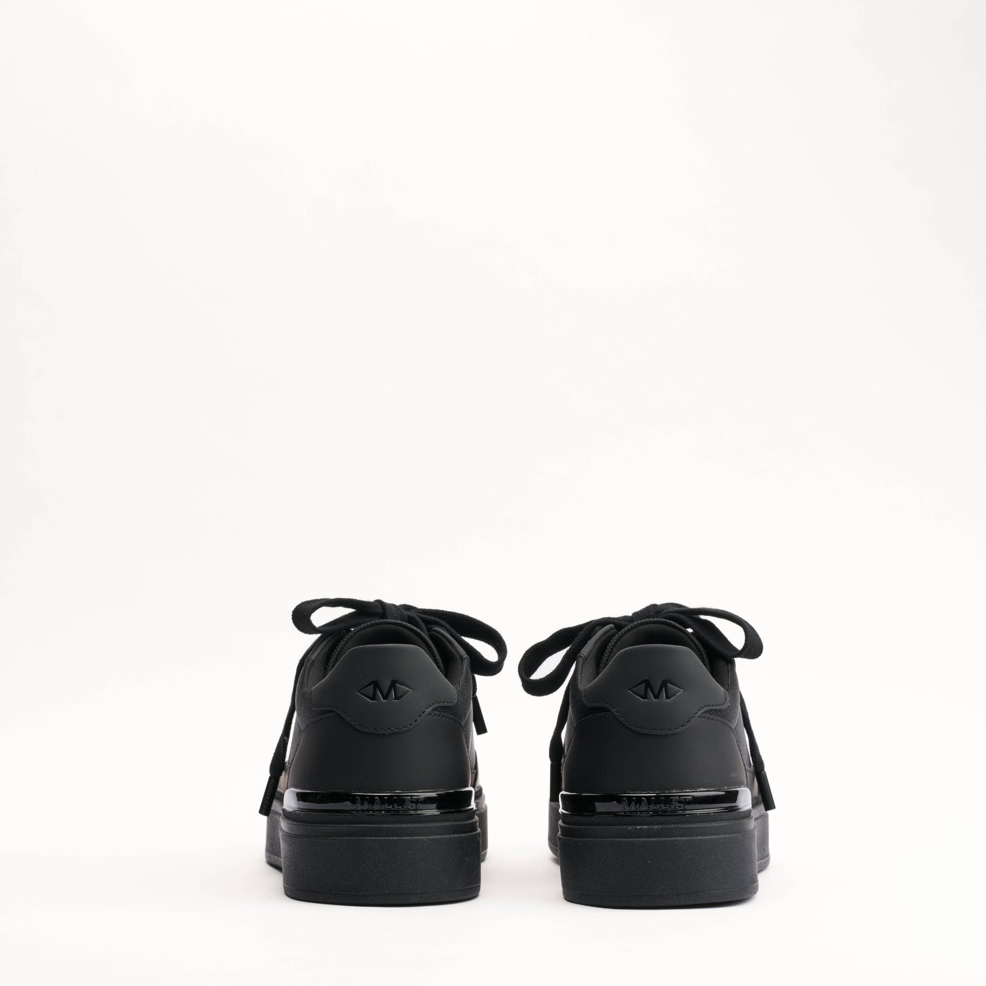 Mallet London MALLET Lansbury Men's Black Leather & Nylon Trainers
