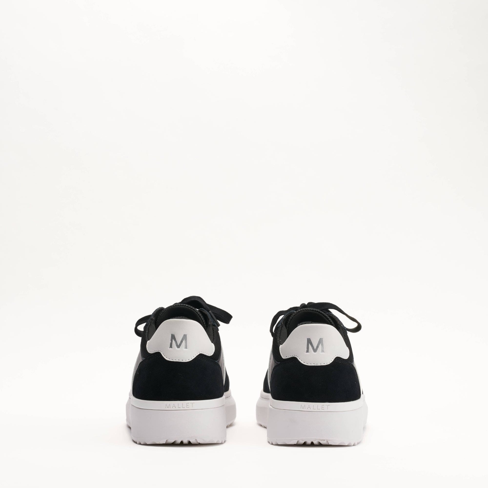 Mallet London MALLET Hoxton Lite Men's Black White Leather Trainers