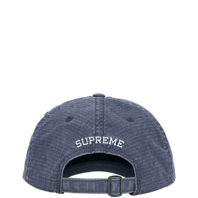 SUPREME ARABIC LOGO RIPSTOP NAVY 6-PANEL CAP