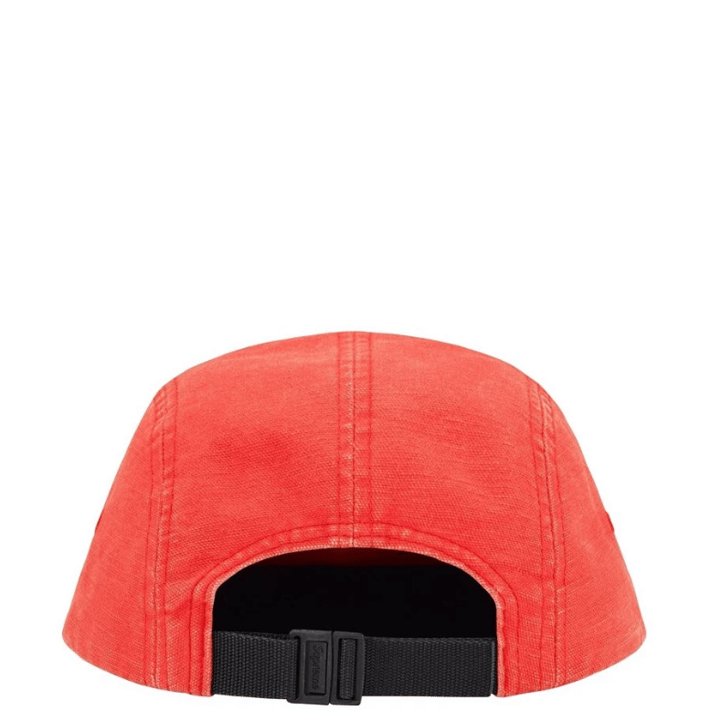 SUPREME CANVAS RED CAMP CAP (SS26)